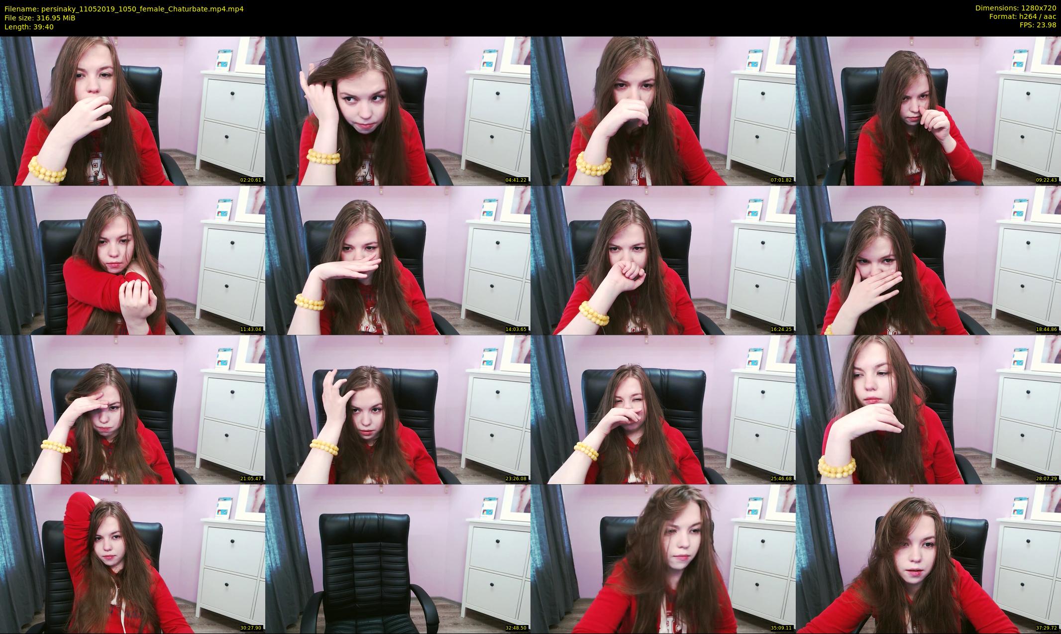 persinaky — 40 minute Chaturbate female cam show recording, 720p, May 11, 2019