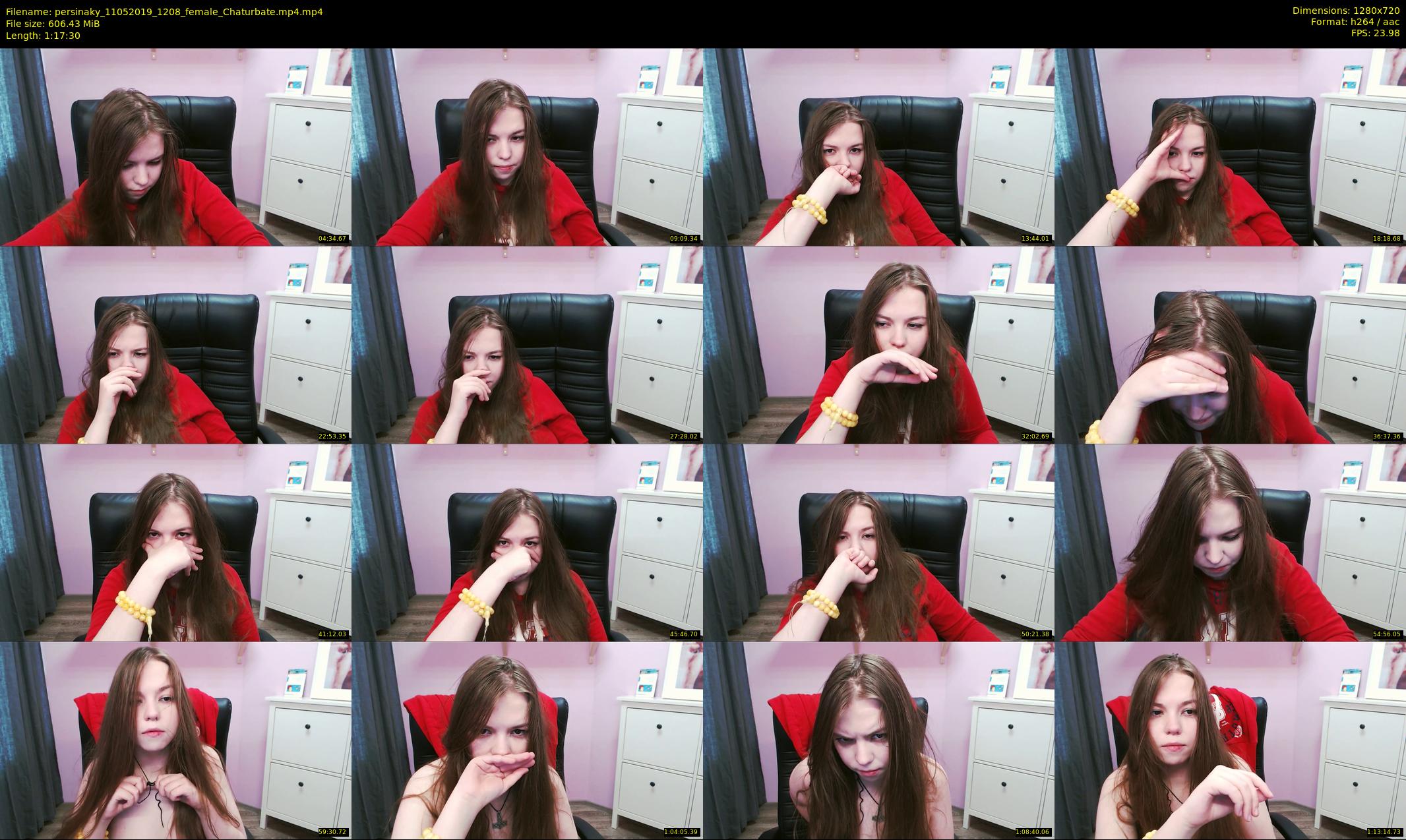 persinaky — 78 minute Chaturbate female cam show recording, 720p, May 11, 2019