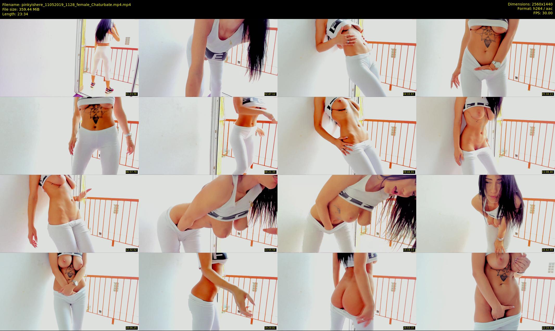 pinkyishere — 24 minute Chaturbate female cam show recording, 1080p, May 11, 2019