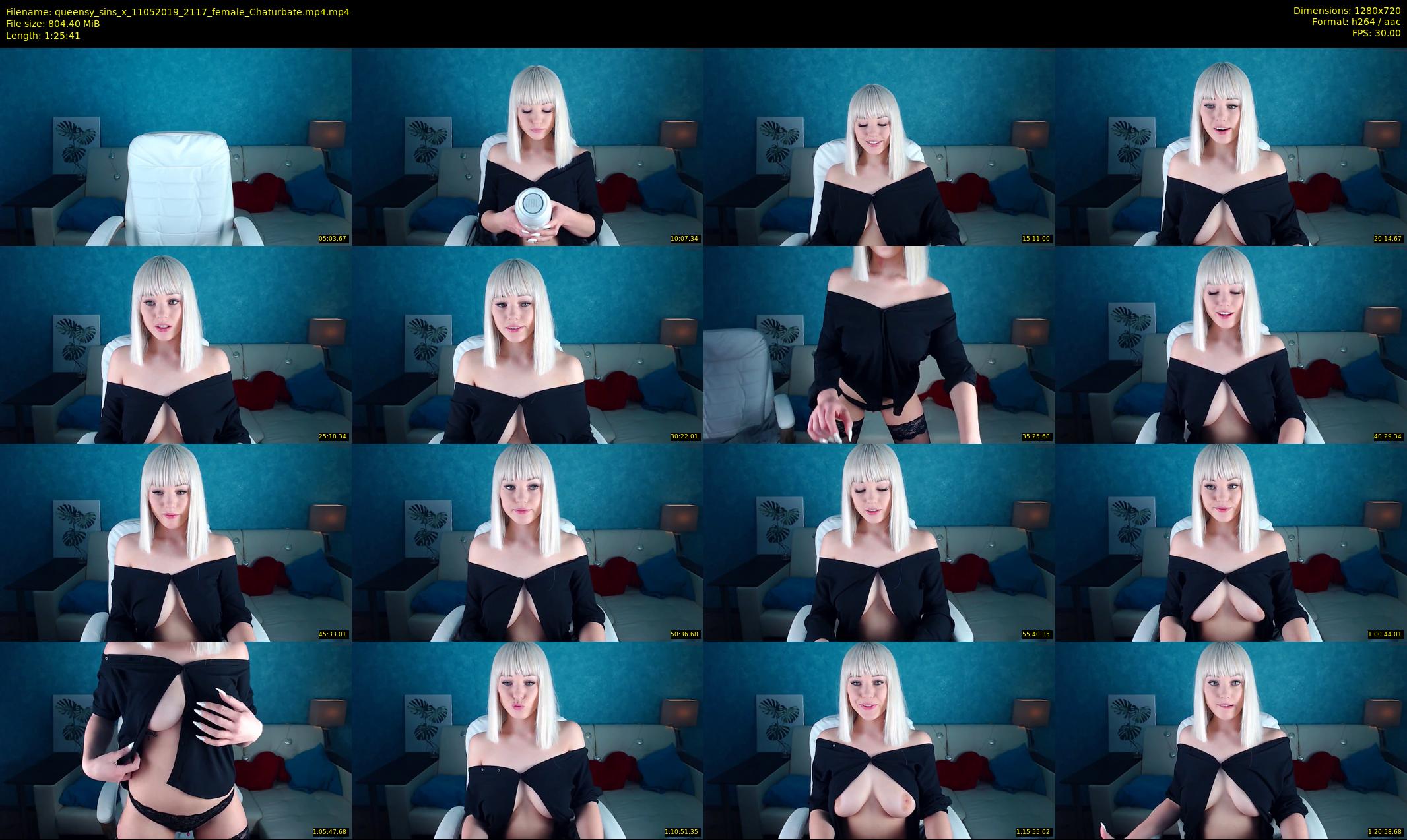queensy_sins_x — 86 minute Chaturbate female cam show recording, 720p, May 11, 2019