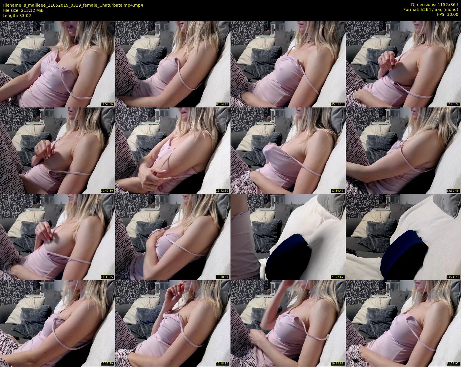 s_mailleee — 34 minute Chaturbate female cam show recording, 720p, May 11, 2019