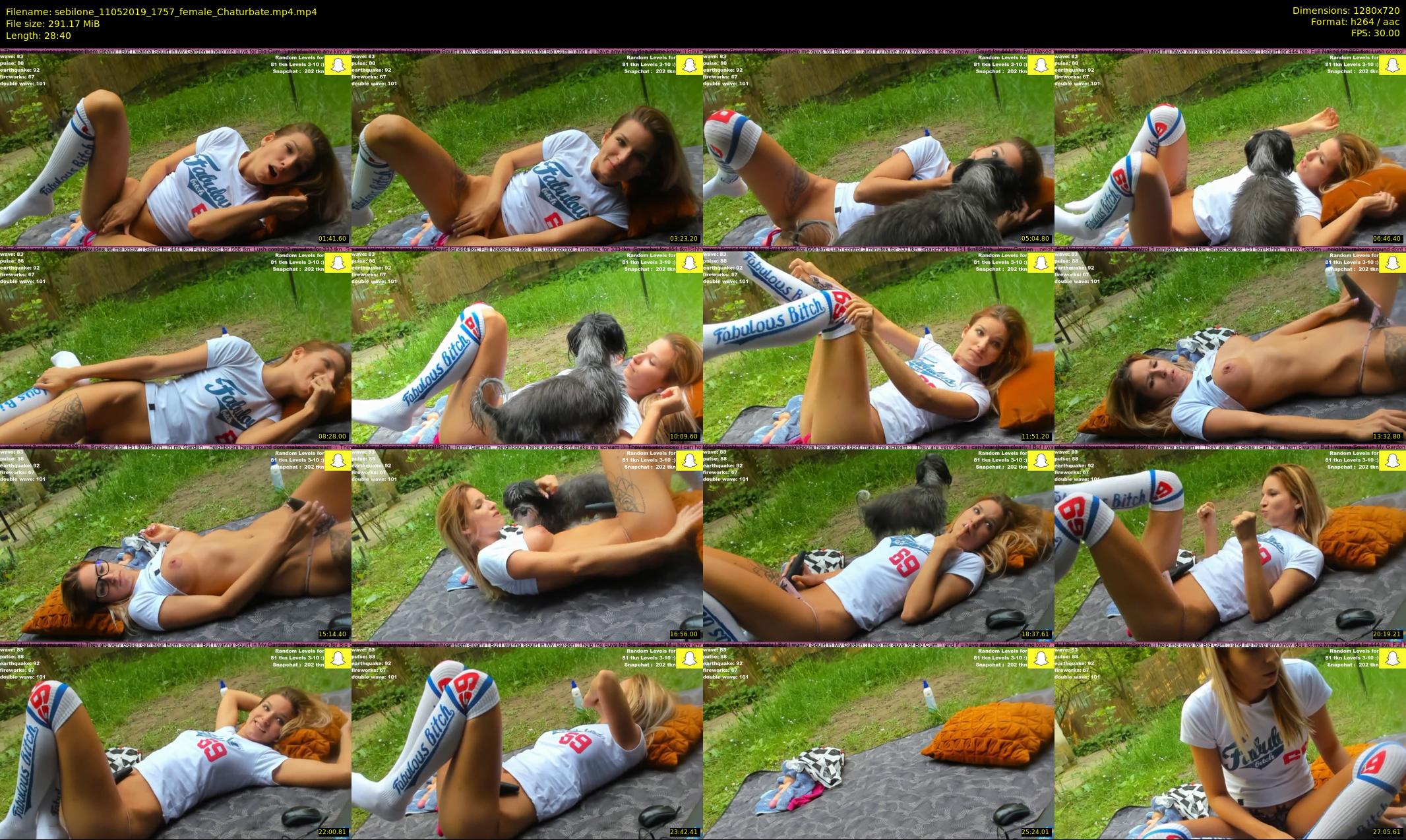 sebilone — 29 minute Chaturbate couple cam show recording, 720p, May 11, 2019