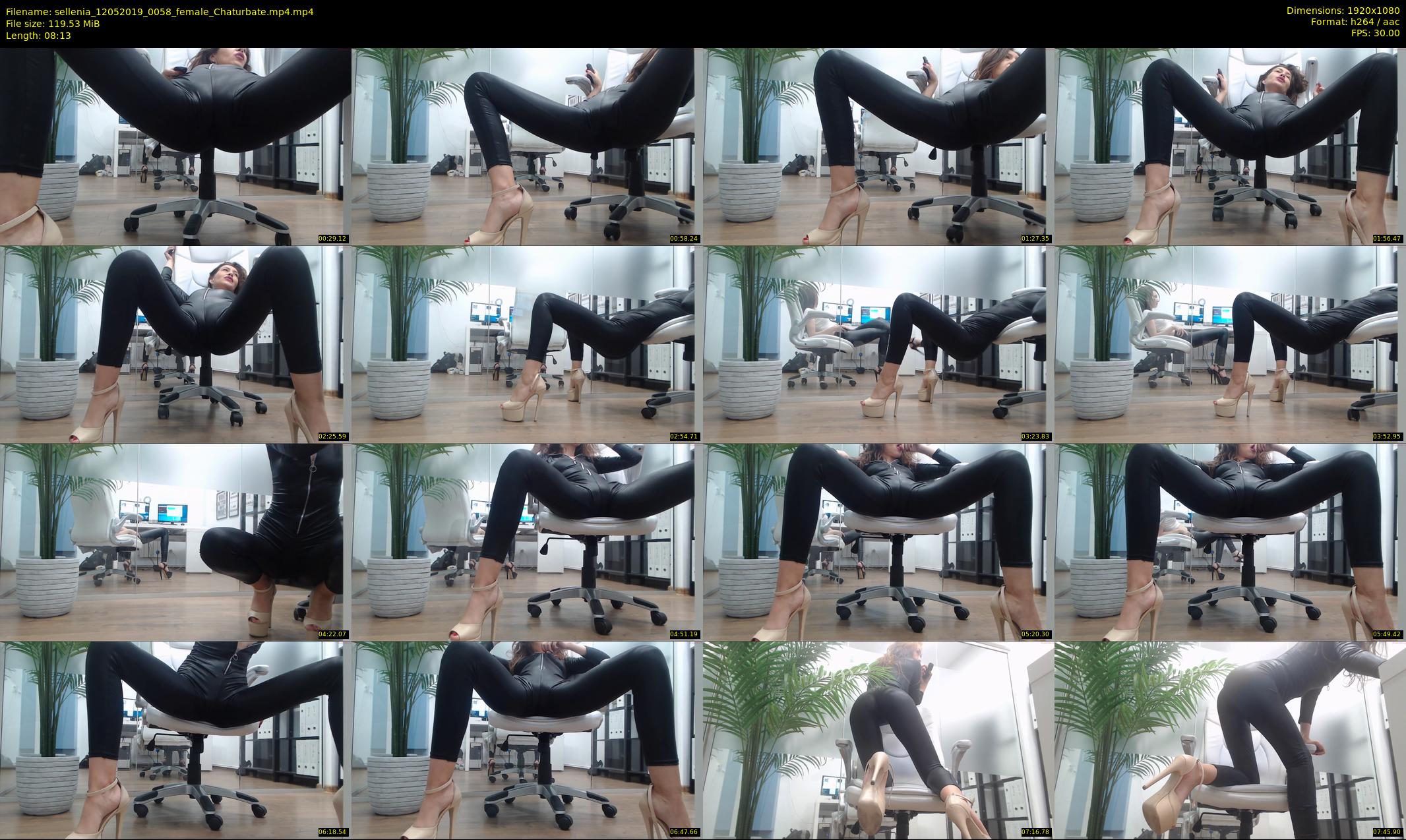 sellenia — 9 minute Chaturbate female cam show recording, 1080p, May 12, 2019