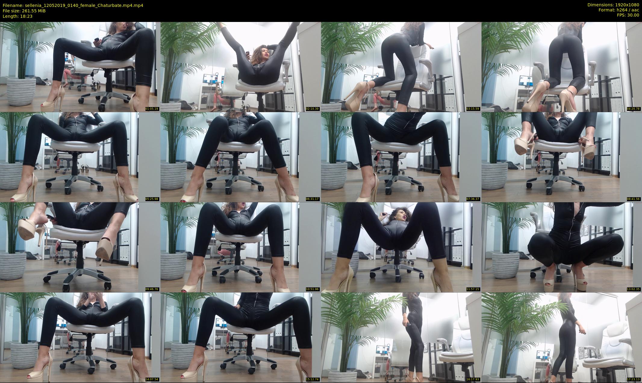 sellenia — 19 minute Chaturbate female cam show recording, 1080p, May 12, 2019
