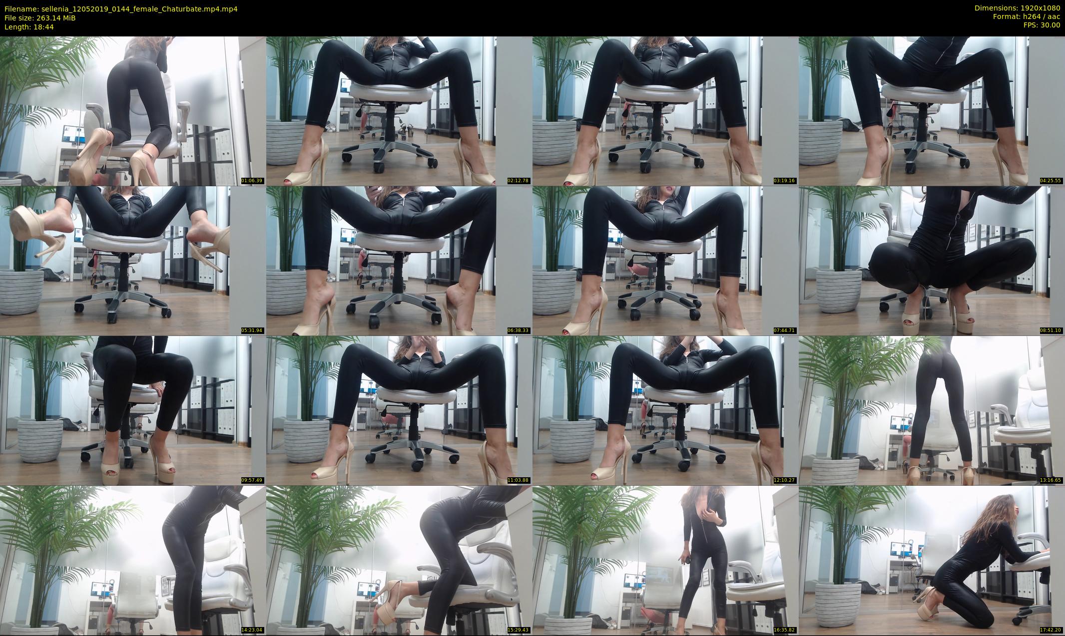 sellenia — 19 minute Chaturbate female cam show recording, 1080p, May 12, 2019