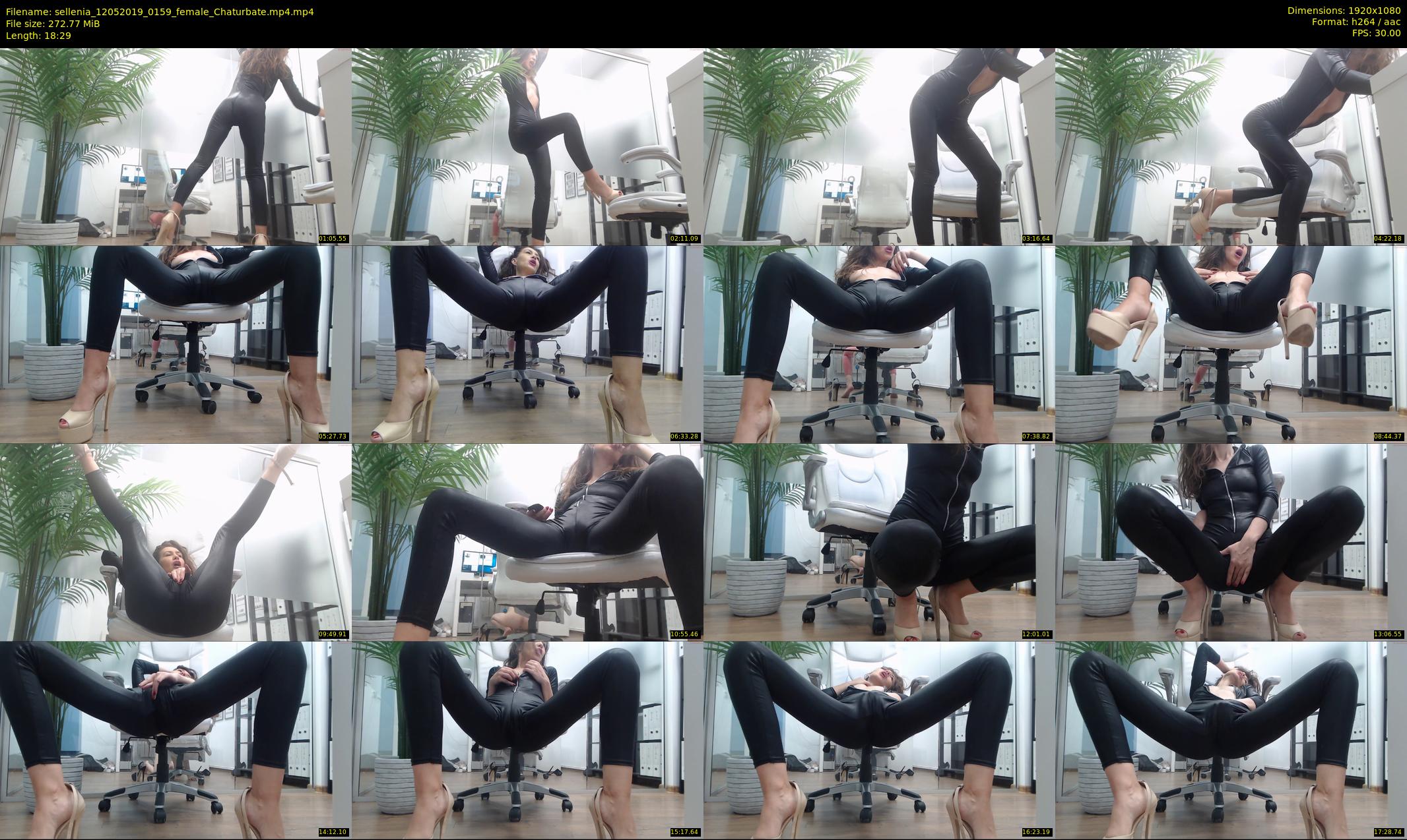 sellenia — 19 minute Chaturbate female cam show recording, 1080p, May 12, 2019