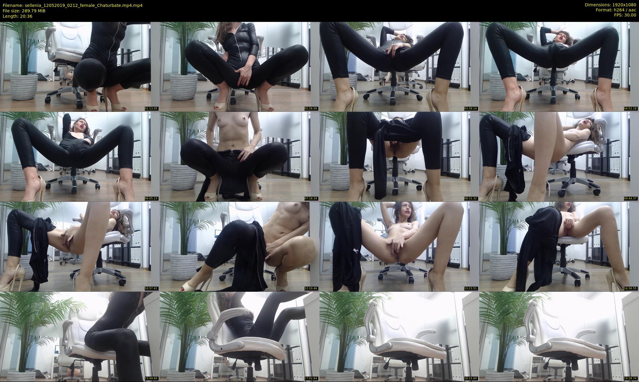 sellenia — 21 minute Chaturbate female cam show recording, 1080p, May 12, 2019