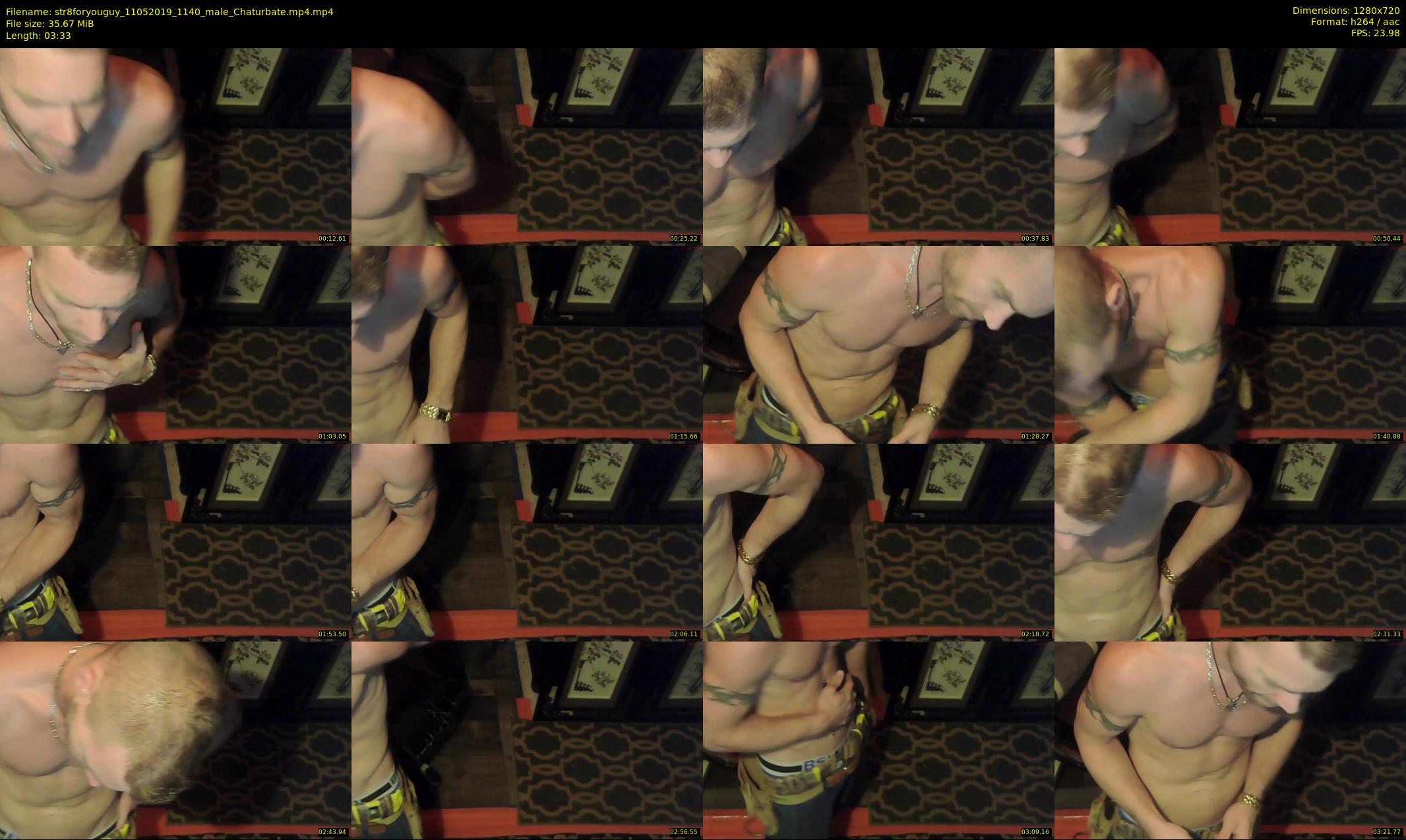 str8foryouguy — 4 minute Chaturbate male cam show recording, 720p, May 11, 2019