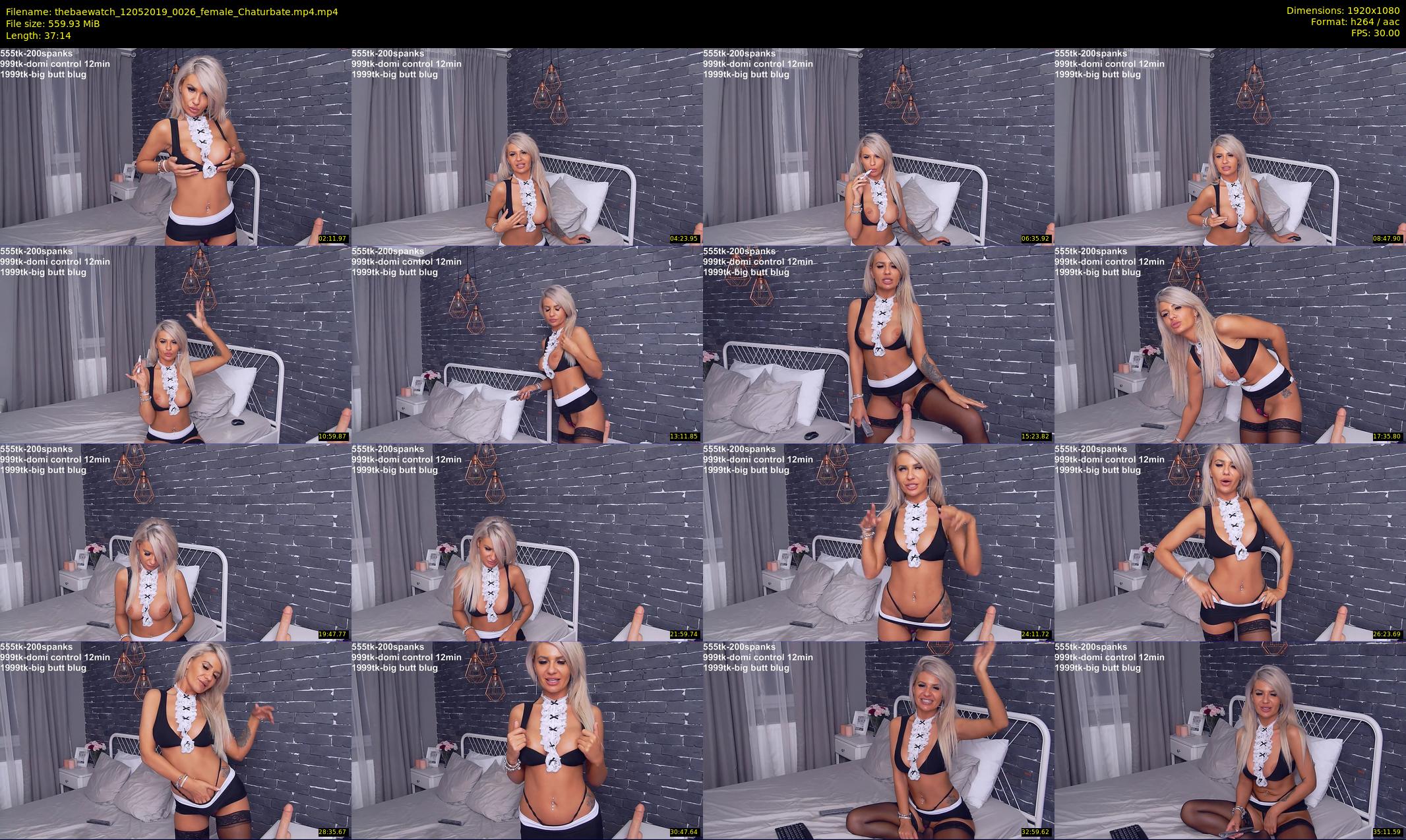 thebaewatch — 38 minute Chaturbate female cam show recording, 1080p, May 12, 2019