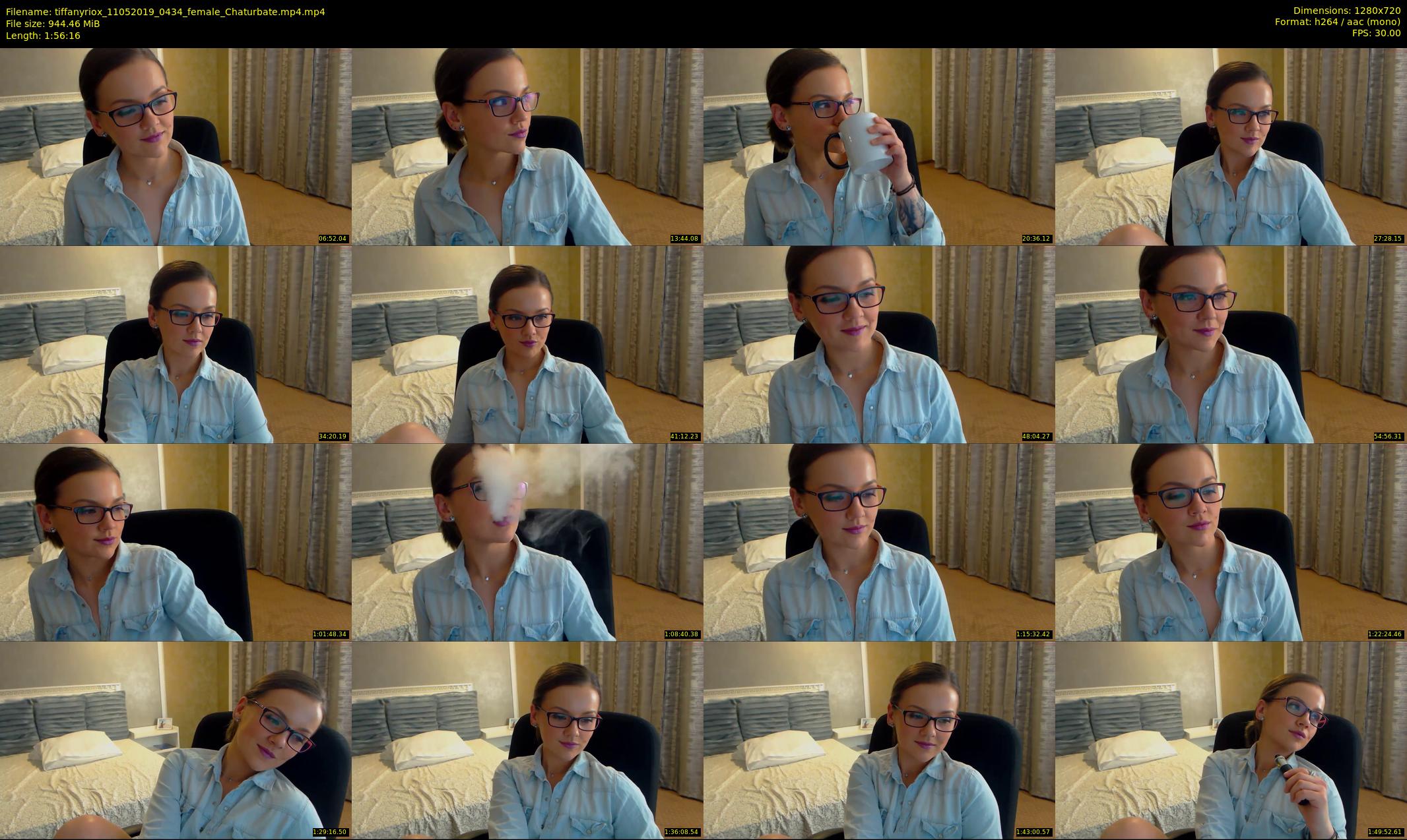 tiffanyriox — 117 minute Chaturbate female cam show recording, 720p, May 11, 2019