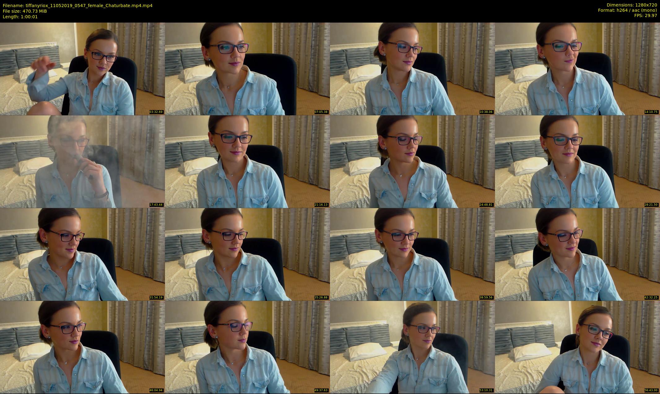 tiffanyriox — 61 minute Chaturbate female cam show recording, 720p, May 11, 2019