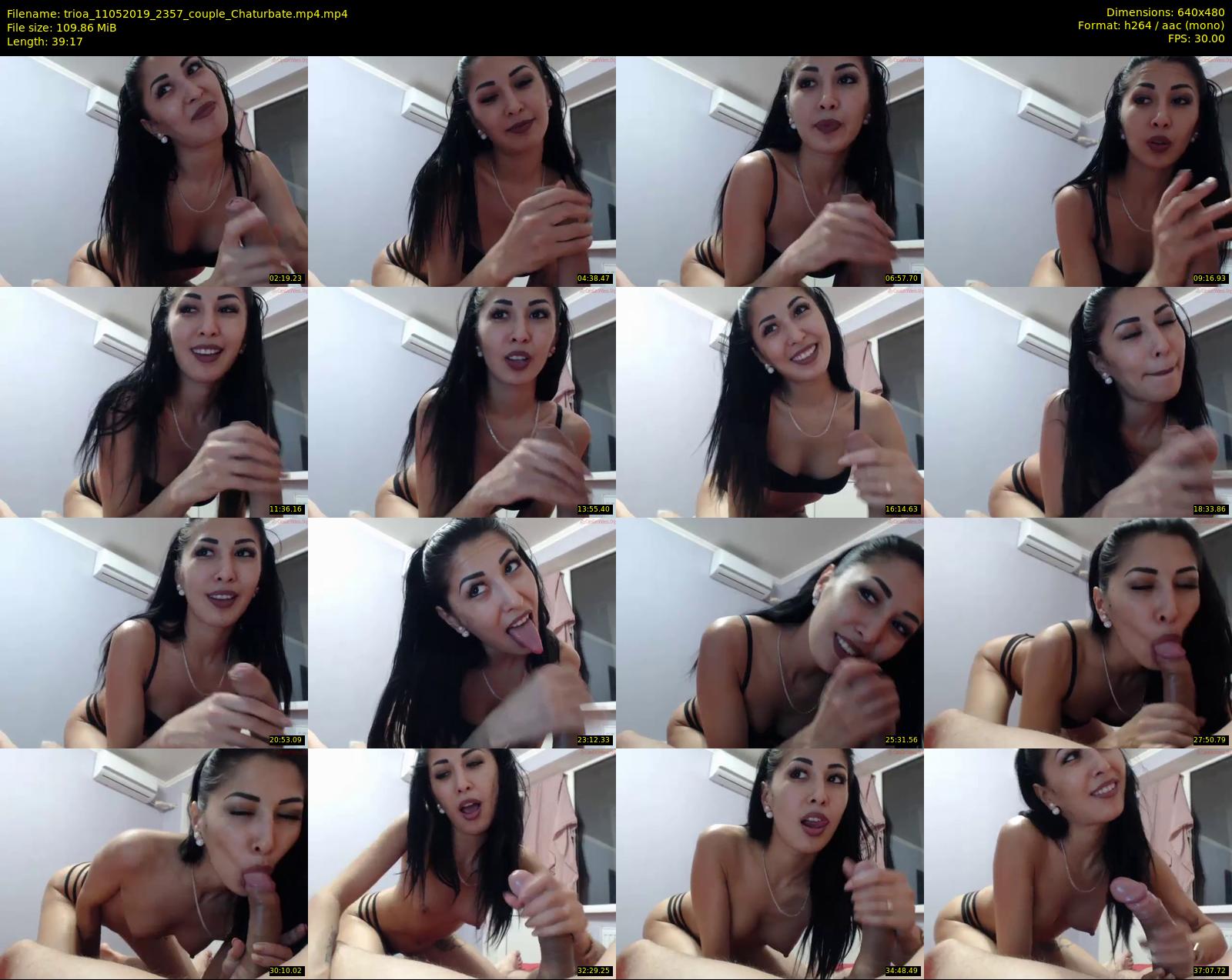 trioa — 40 minute Chaturbate couple cam show recording, 480p, May 11, 2019