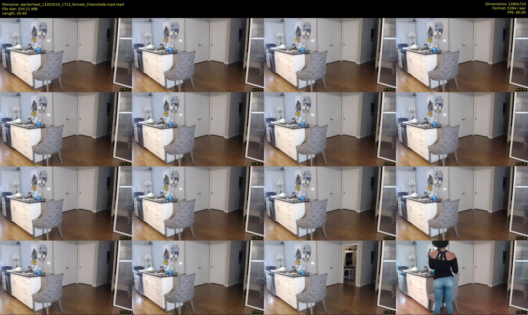 wynterheat — 36 minute Chaturbate female cam show recording, 720p, May 11, 2019