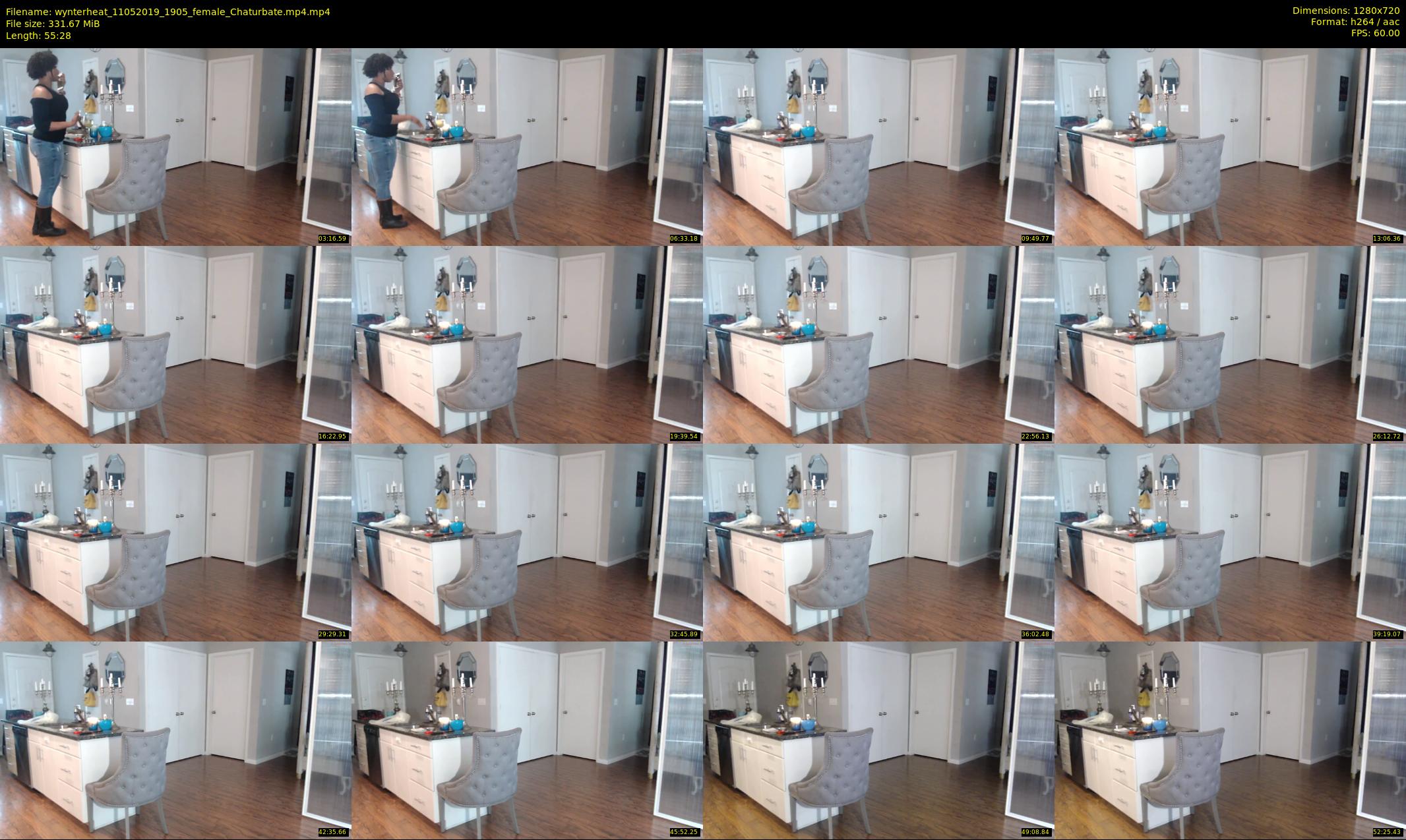 wynterheat — 56 minute Chaturbate female cam show recording, 720p, May 11, 2019
