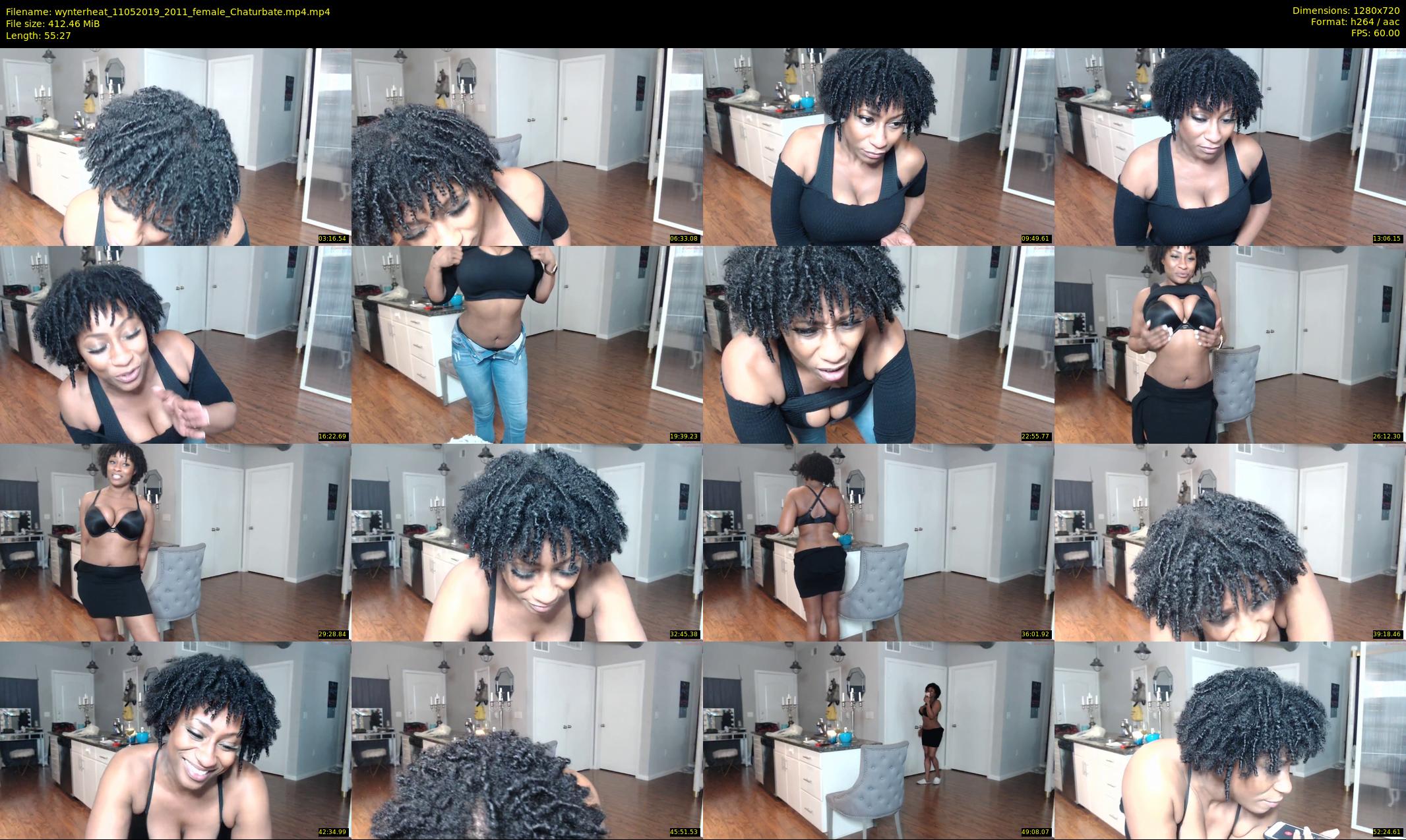 wynterheat — 56 minute Chaturbate female cam show recording, 720p, May 11, 2019