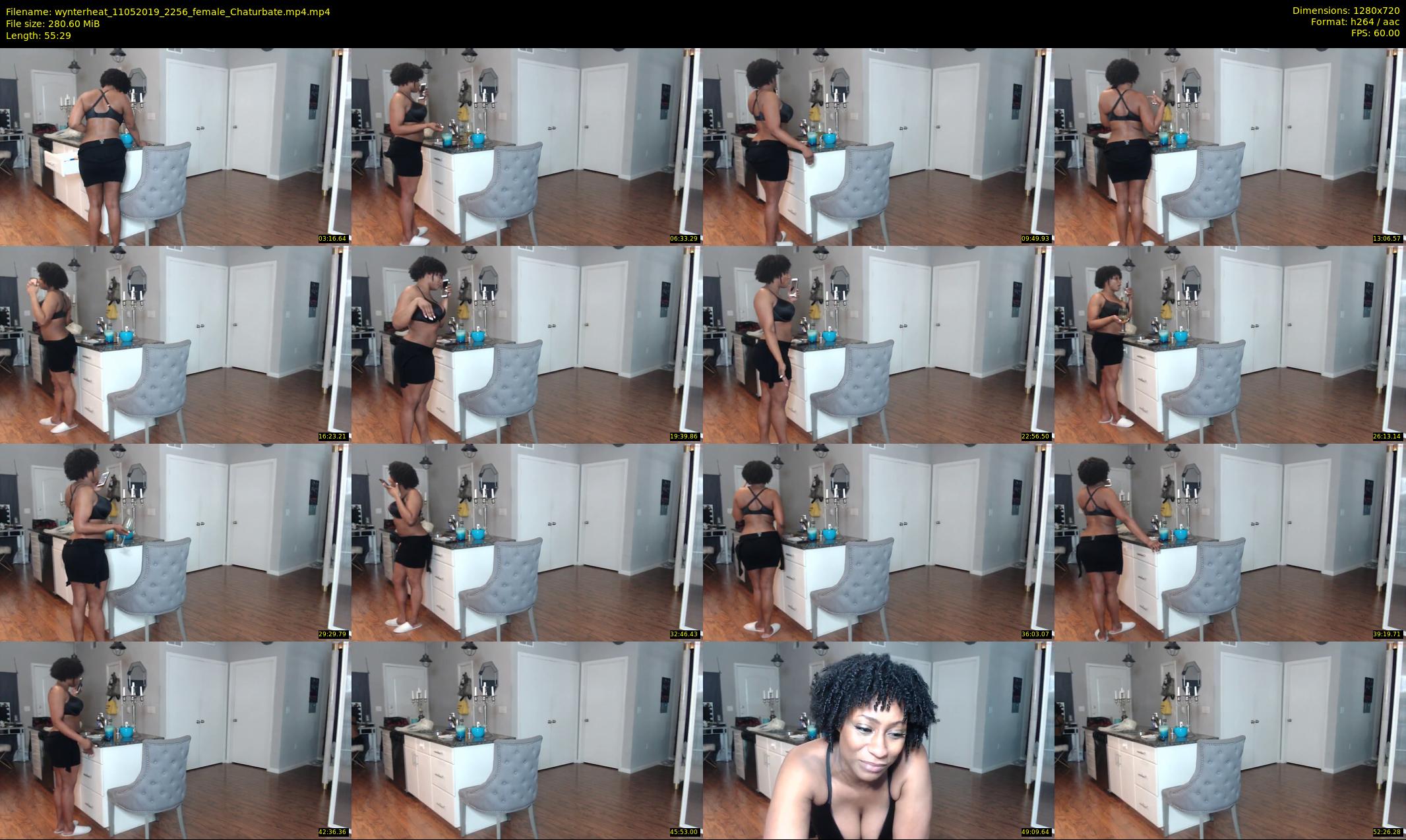 wynterheat — 56 minute Chaturbate female cam show recording, 720p, May 11, 2019