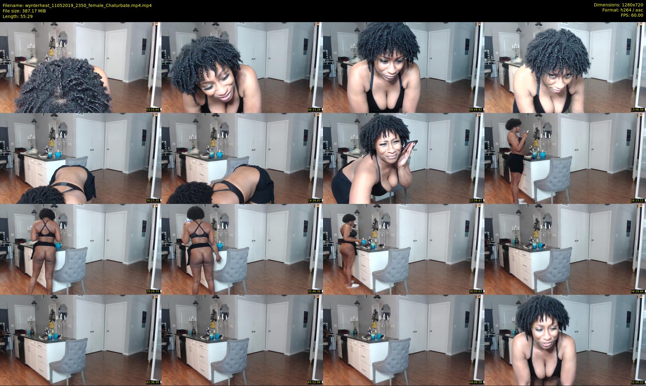 wynterheat — 56 minute Chaturbate female cam show recording, 720p, May 11, 2019