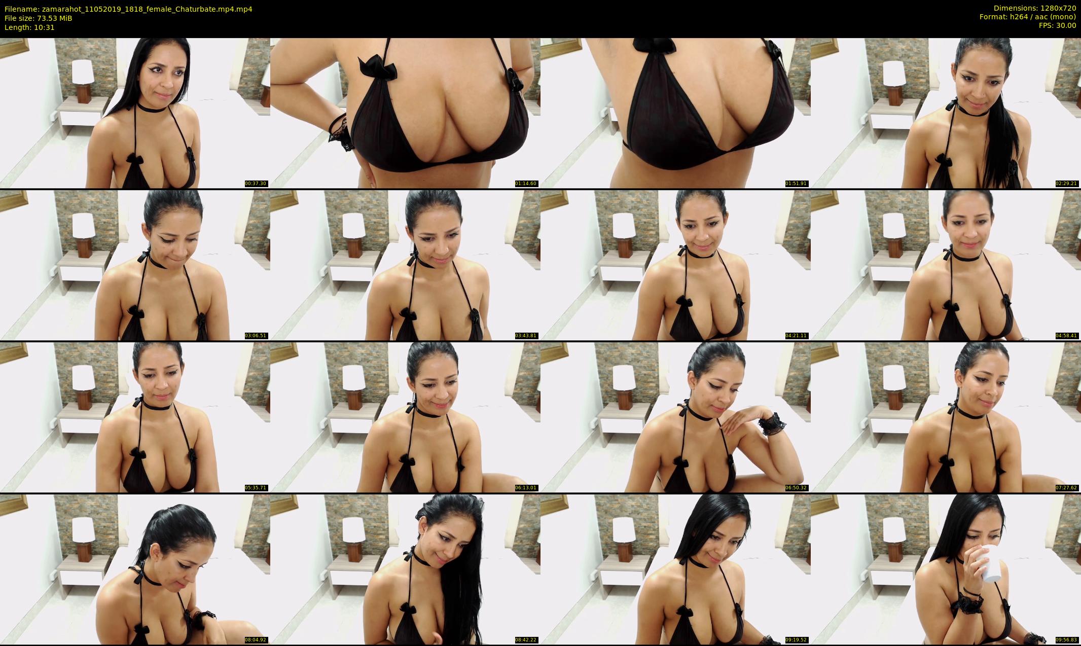 zamarahot — 11 minute Chaturbate female cam show recording, 720p, May 11, 2019