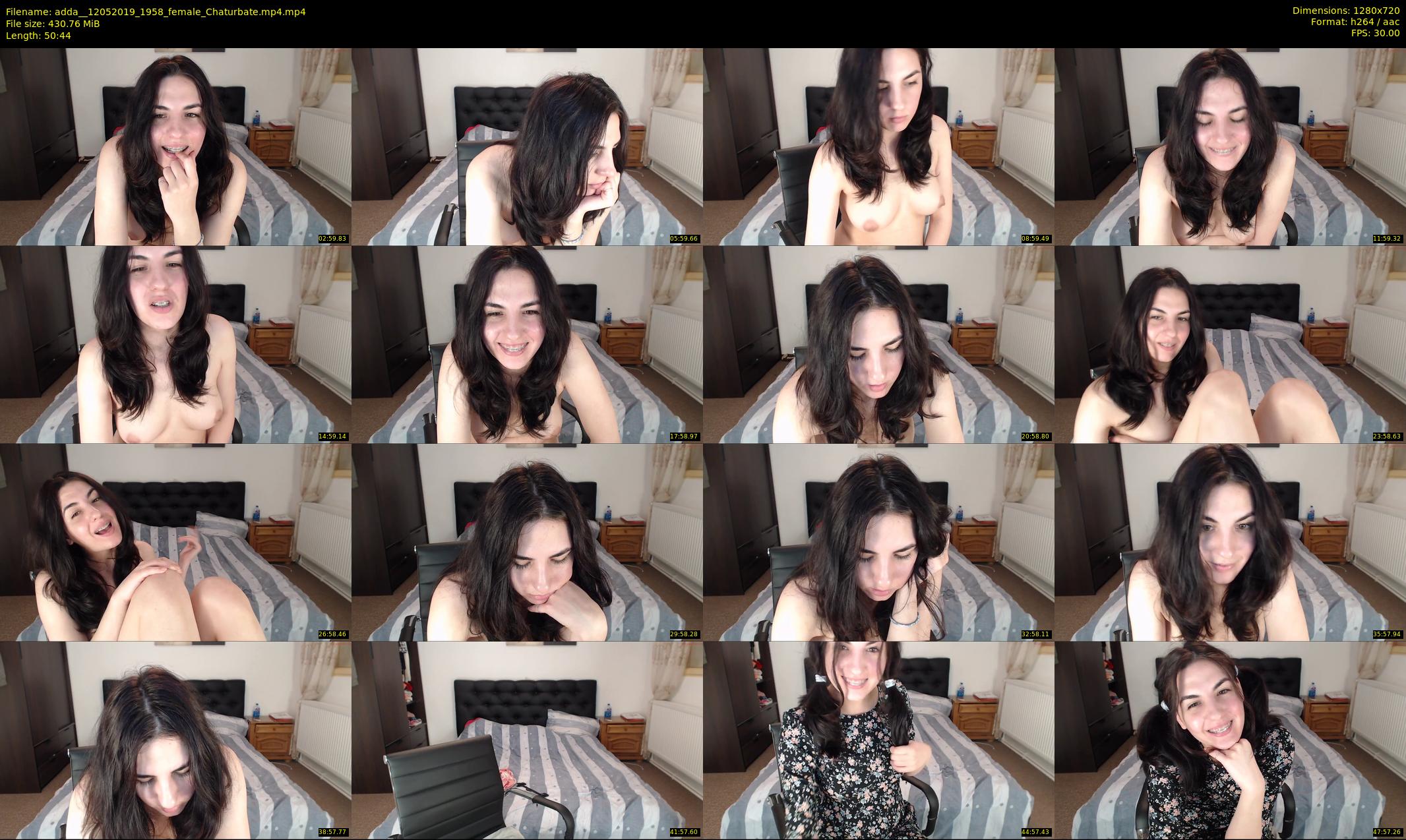 adda_ — 51 minute Chaturbate female cam show recording, 720p, May 12, 2019