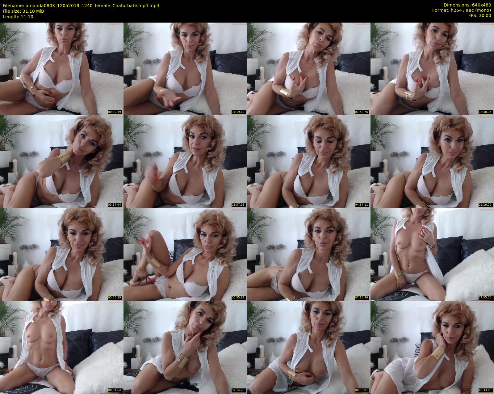 amanda0803 — 12 minute Chaturbate female cam show recording, 480p, May 12, 2019