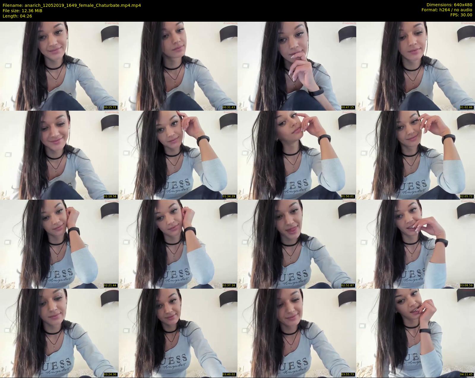 anarich — 5 minute Chaturbate female cam show recording, 480p, May 12, 2019
