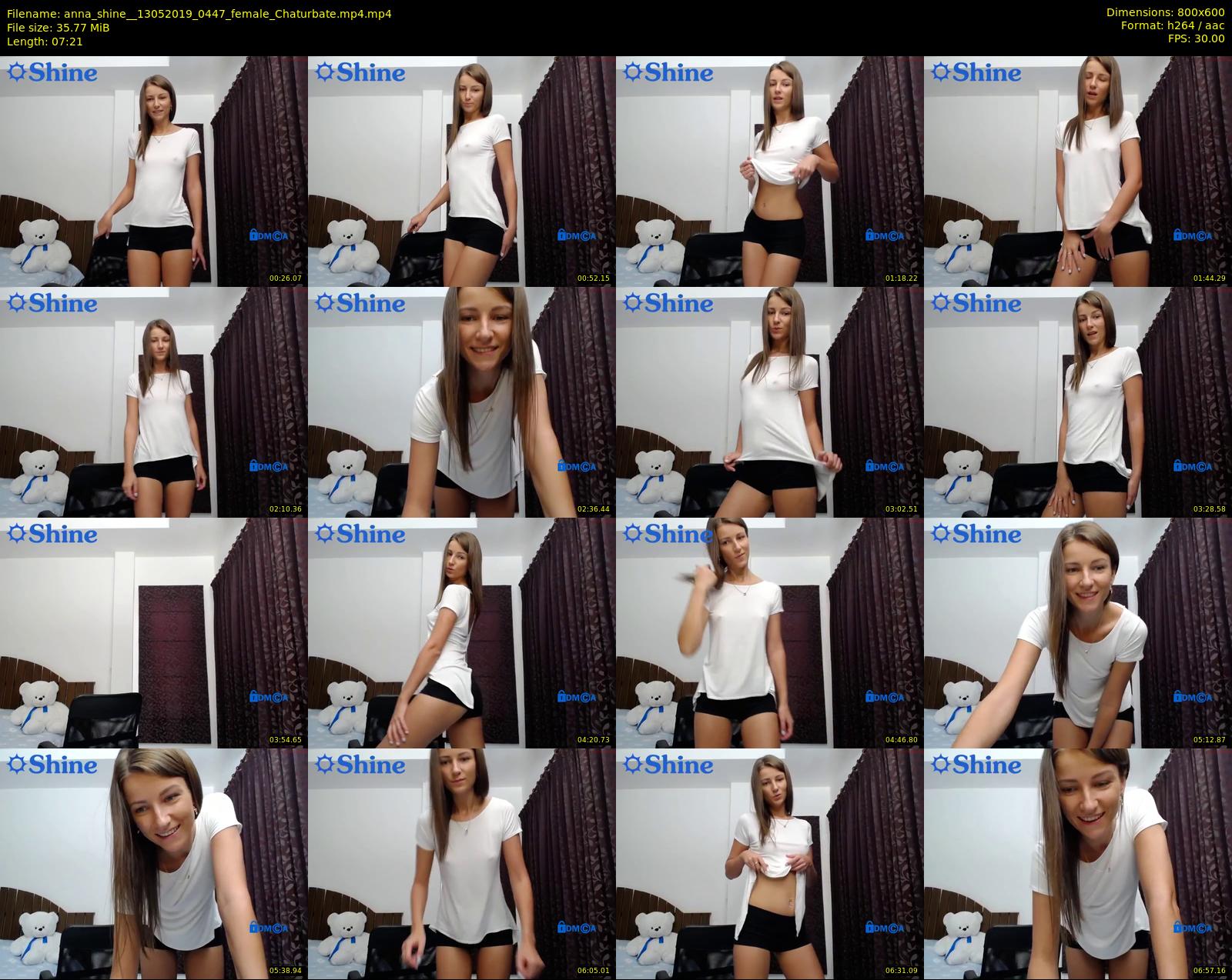 anna_shine_ — 8 minute Chaturbate female cam show recording, 480p, May 13, 2019