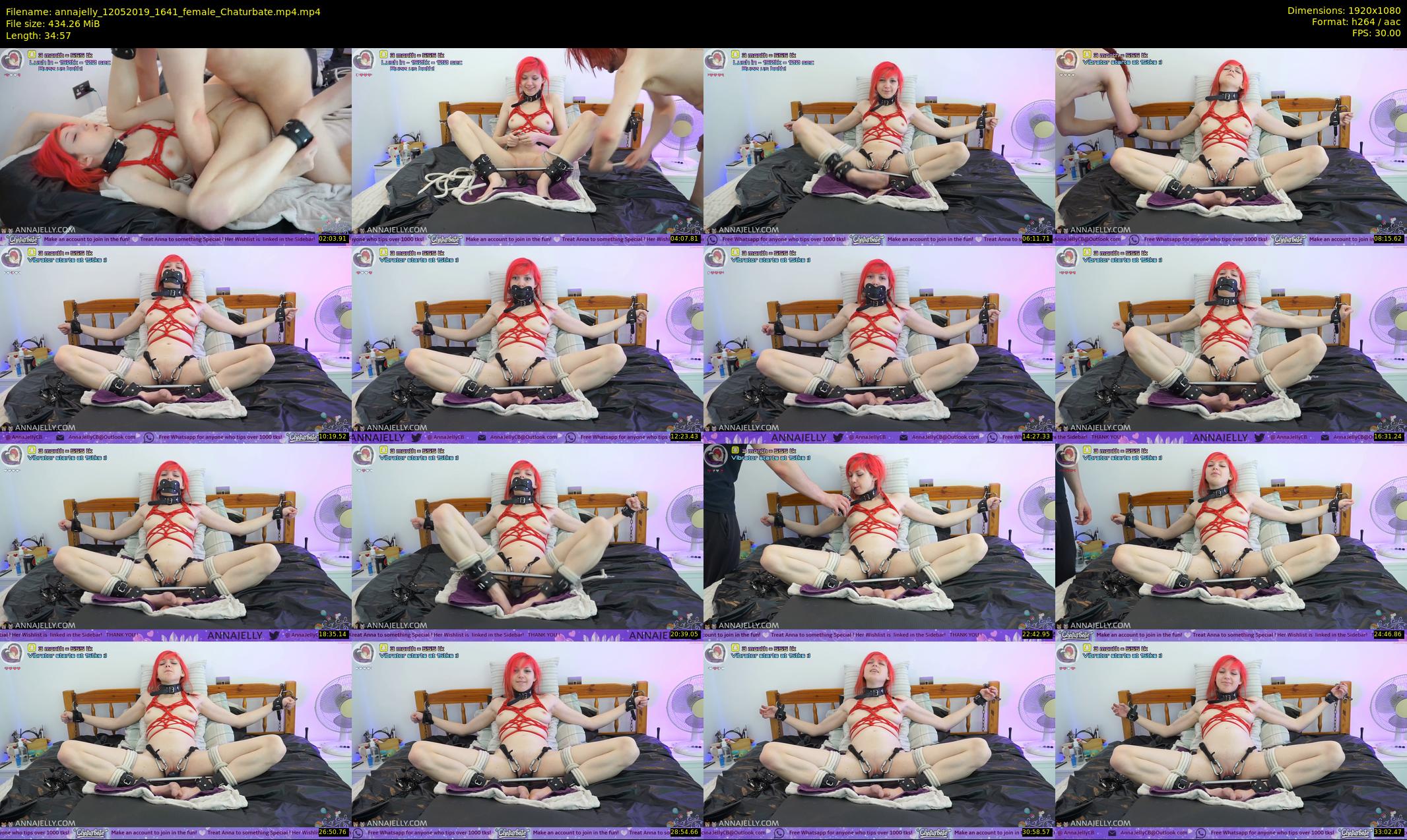 annajelly — 35 minute Chaturbate couple cam show recording, 1080p, May 12, 2019