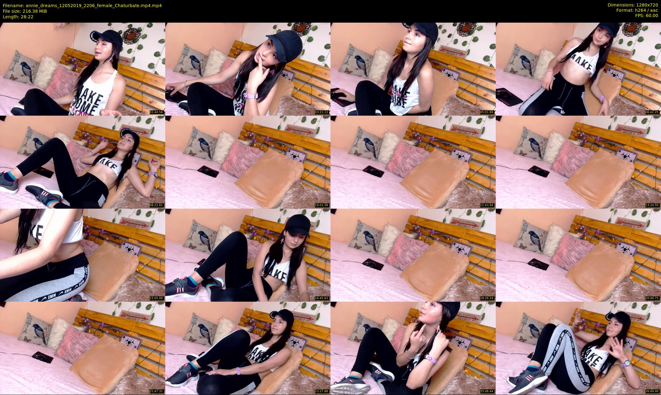 annie_dreams — 29 minute Chaturbate female cam show recording, 720p, May 12, 2019