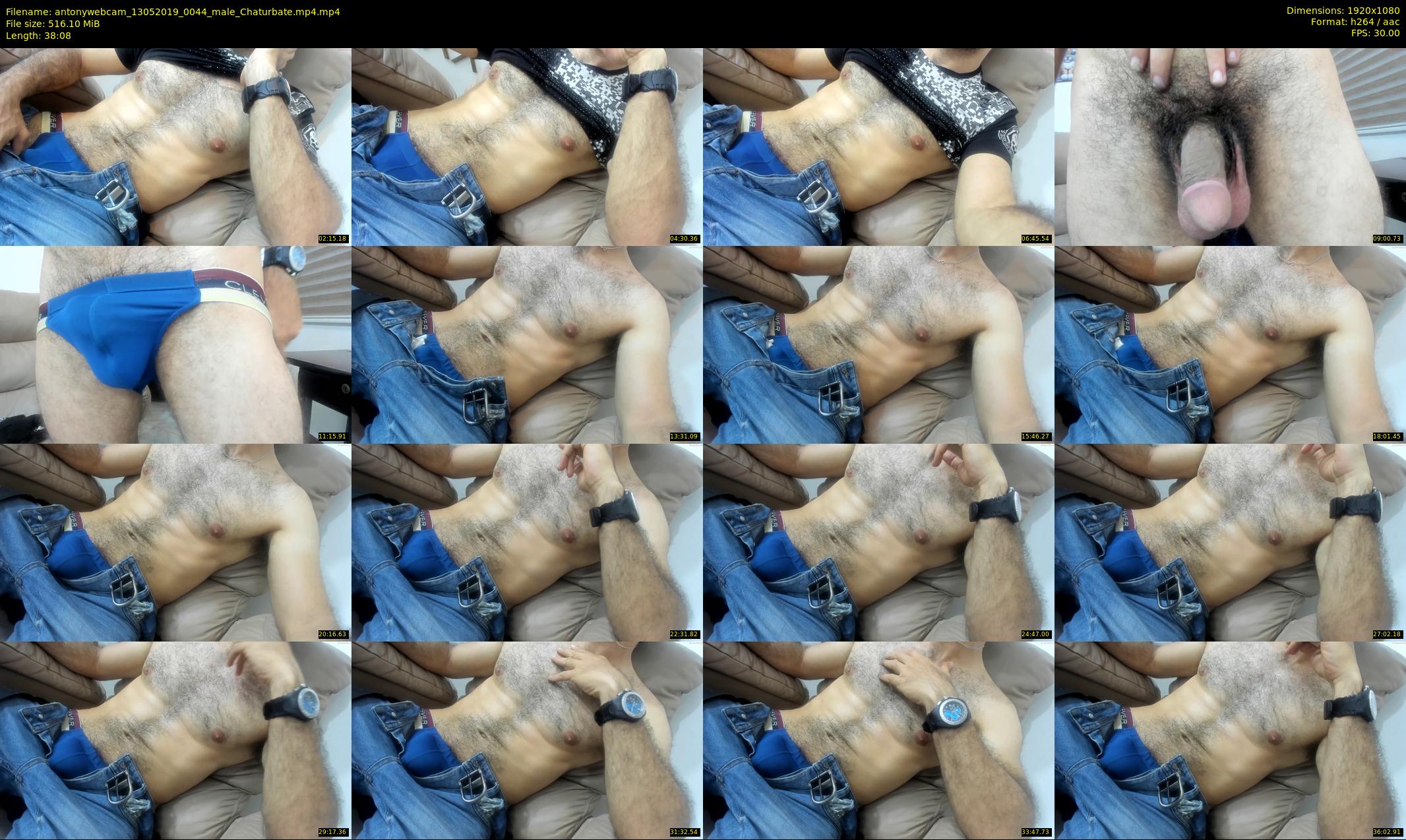 antonywebcam — 39 minute Chaturbate male cam show recording, 1080p, May 13, 2019