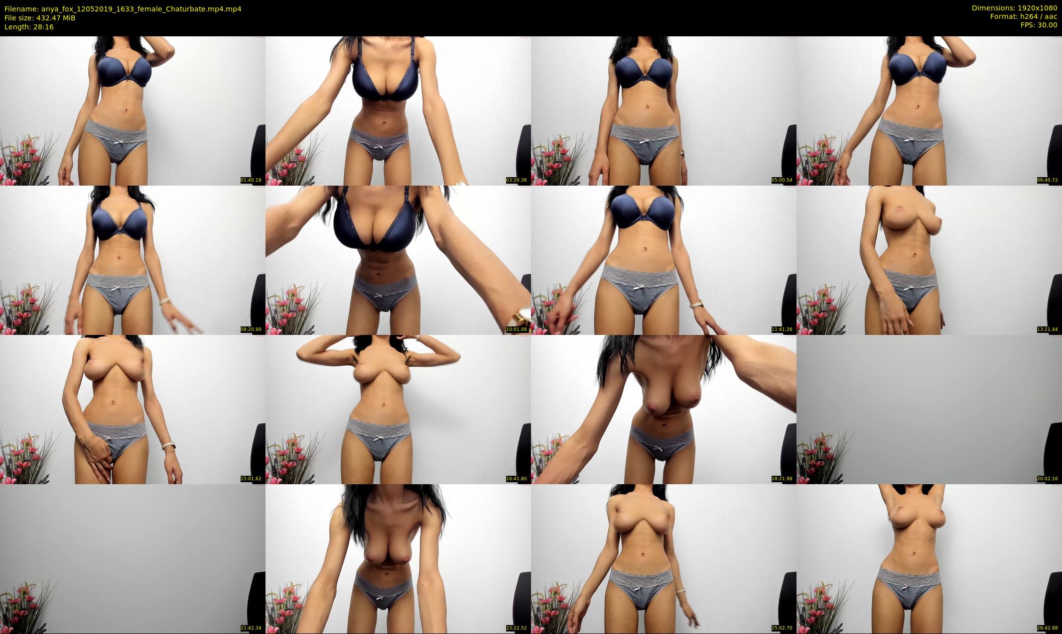 anya_fox — 29 minute Chaturbate female cam show recording, 1080p, May 12, 2019