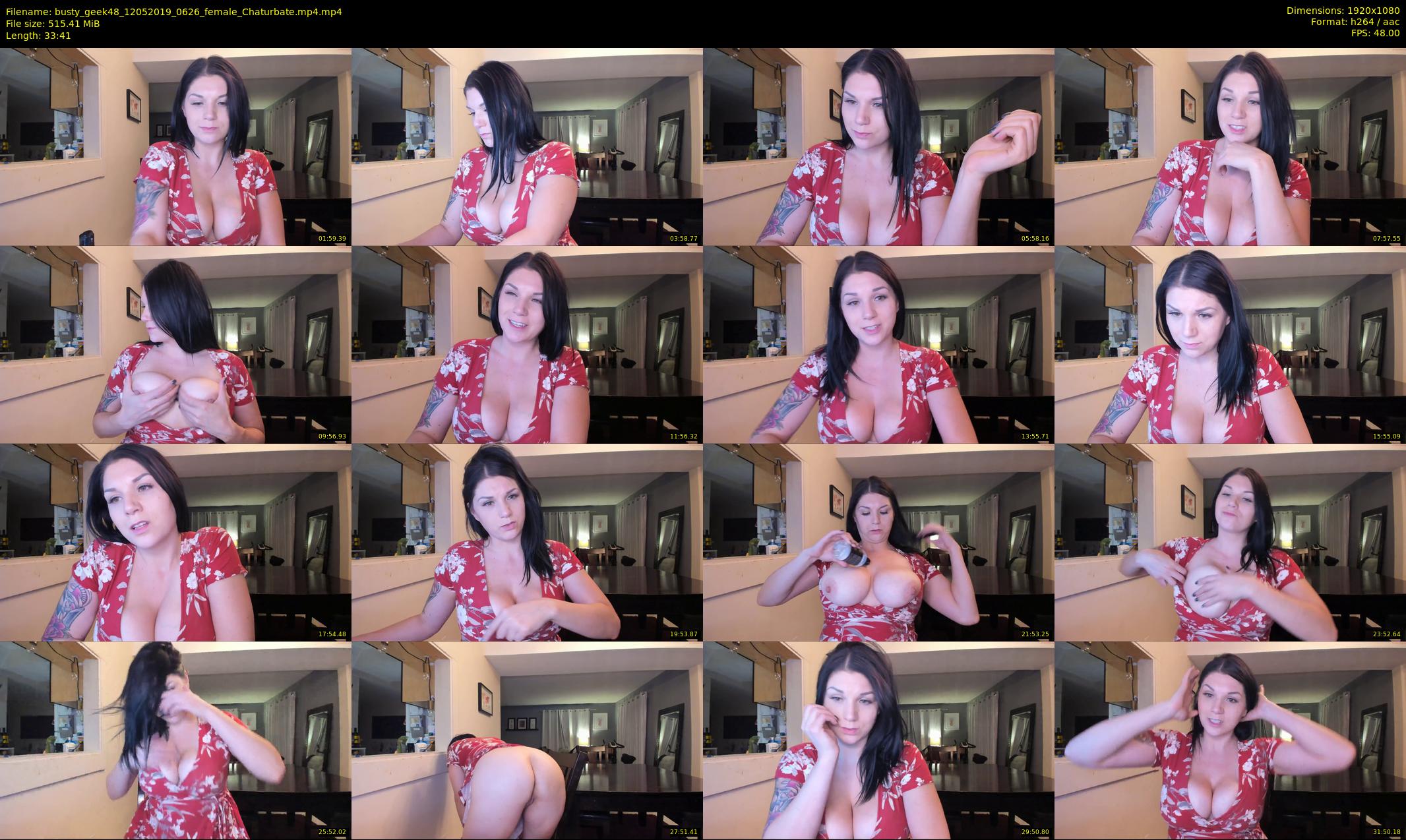 busty_geek48 — 34 minute Chaturbate female cam show recording, 1080p, May 12, 2019