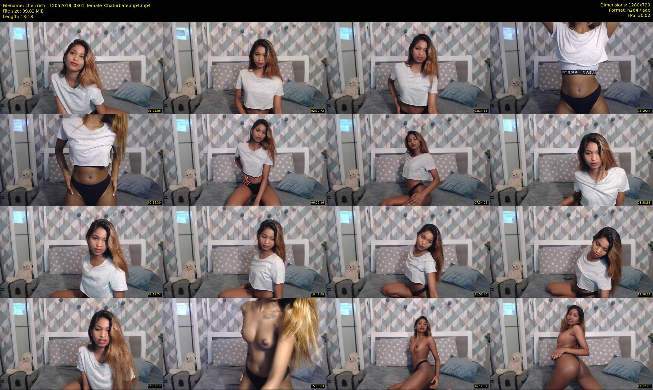 cherrrish_ — 19 minute Chaturbate female cam show recording, 720p, May 12, 2019