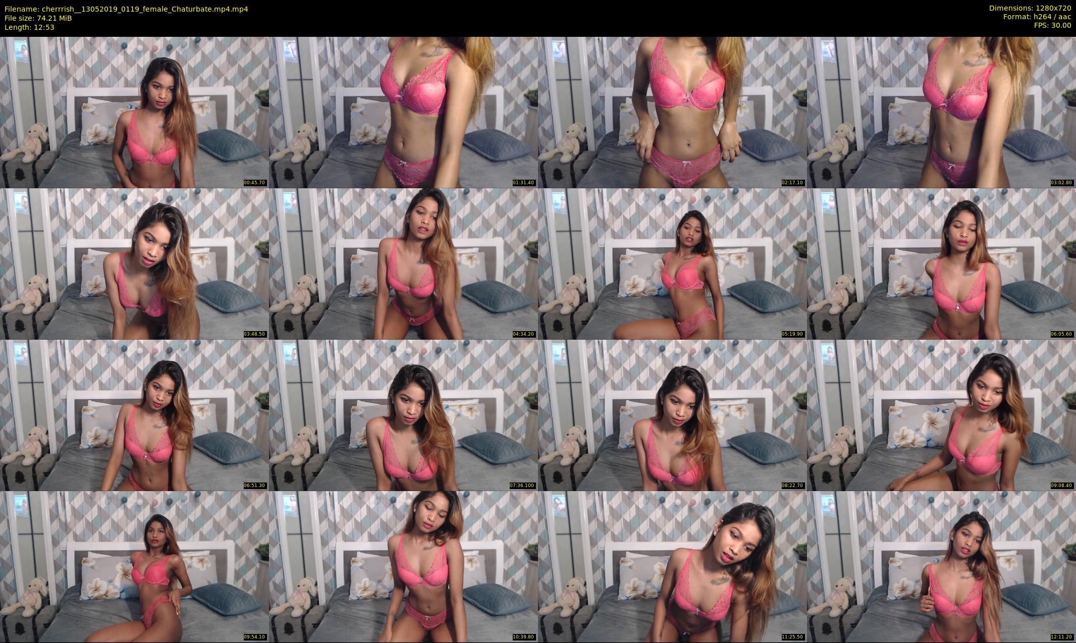 cherrrish_ — 13 minute Chaturbate female cam show recording, 720p, May 13, 2019