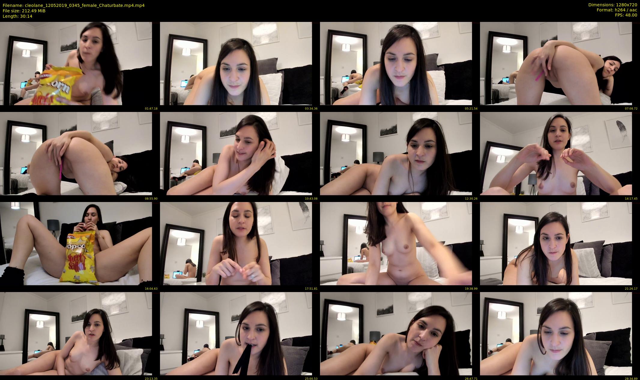 cleolane — 31 minute Chaturbate female cam show recording, 720p, May 12, 2019