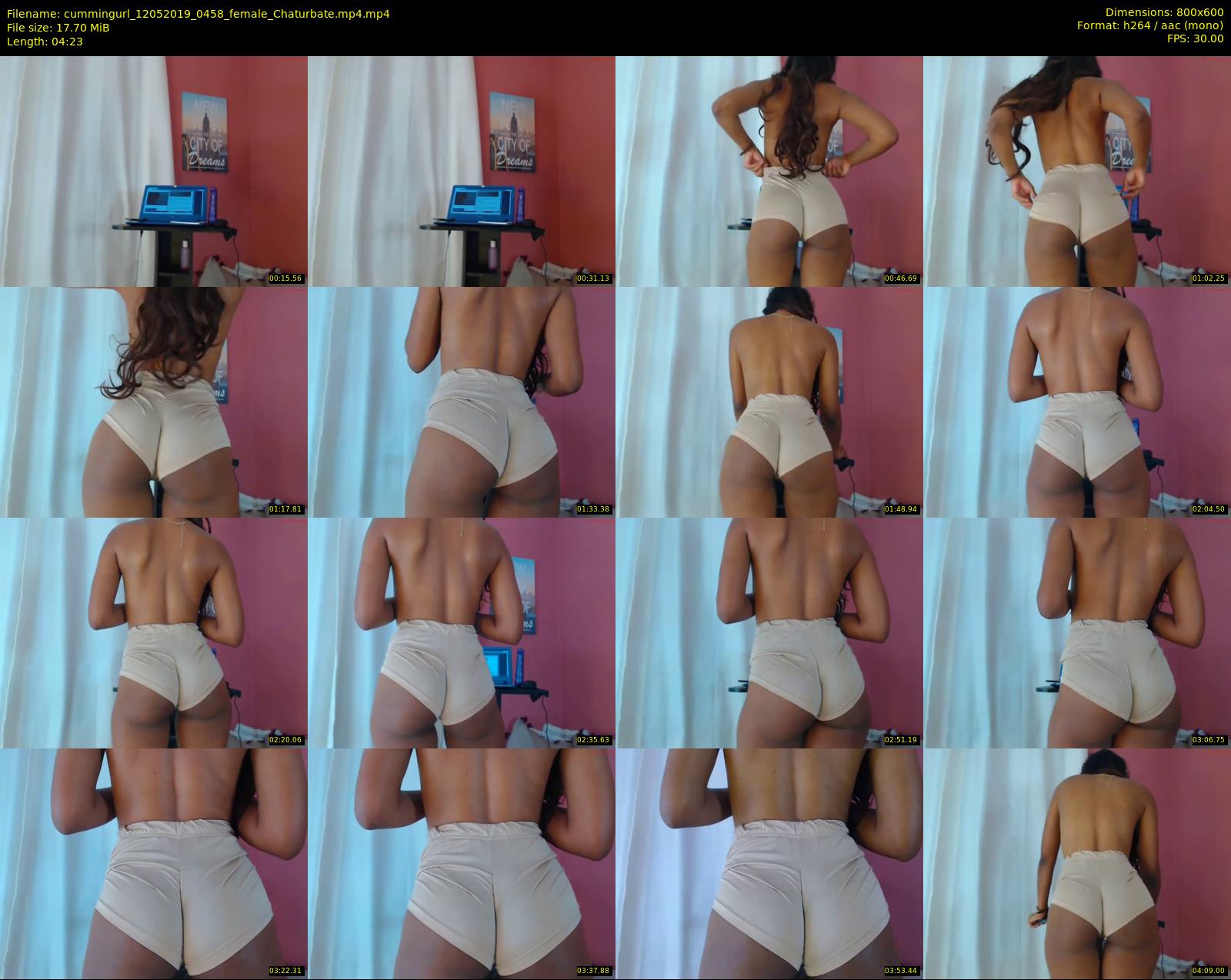 cummingurl — 5 minute Chaturbate couple cam show recording, 480p, May 12, 2019