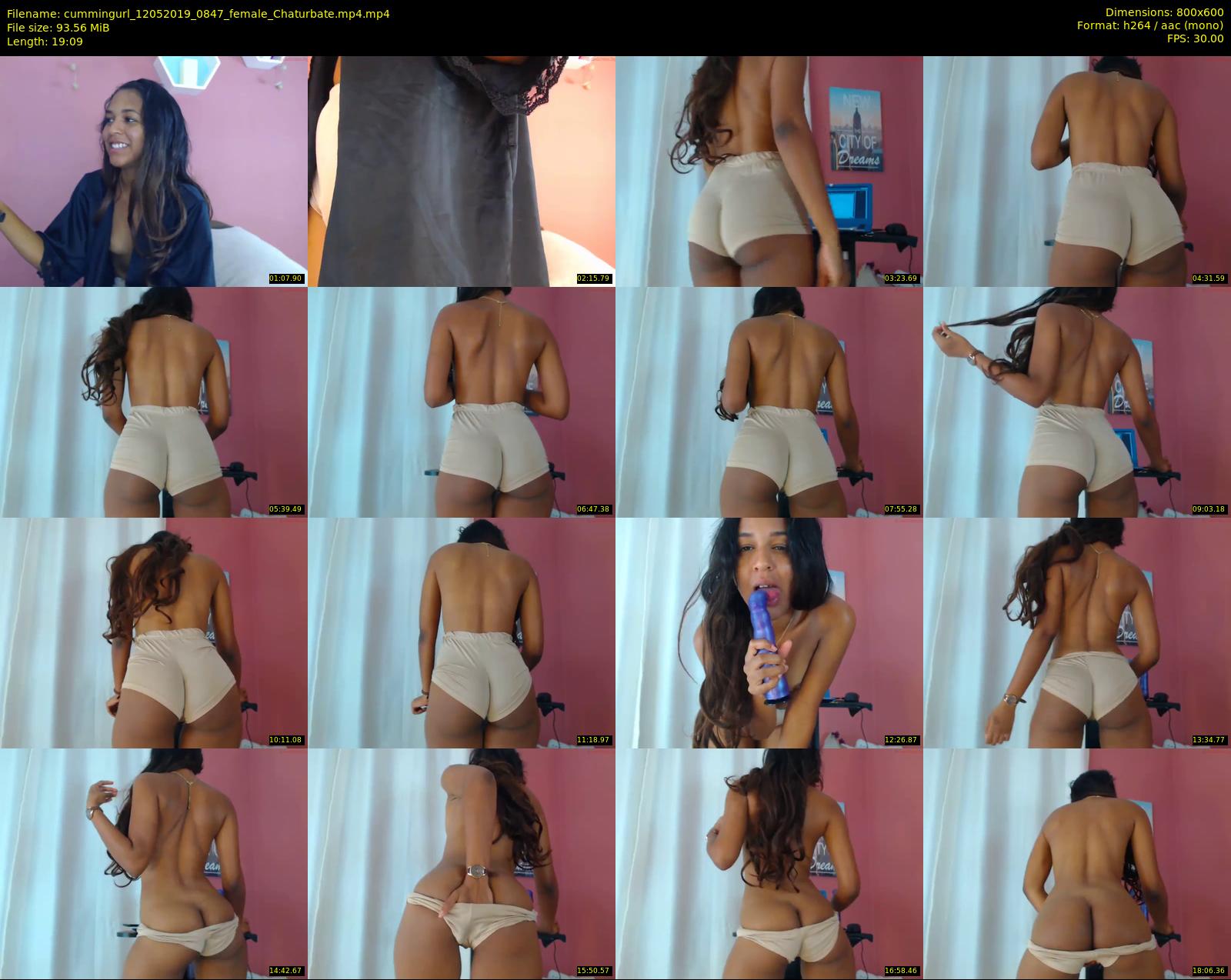 cummingurl — 20 minute Chaturbate couple cam show recording, 480p, May 12, 2019