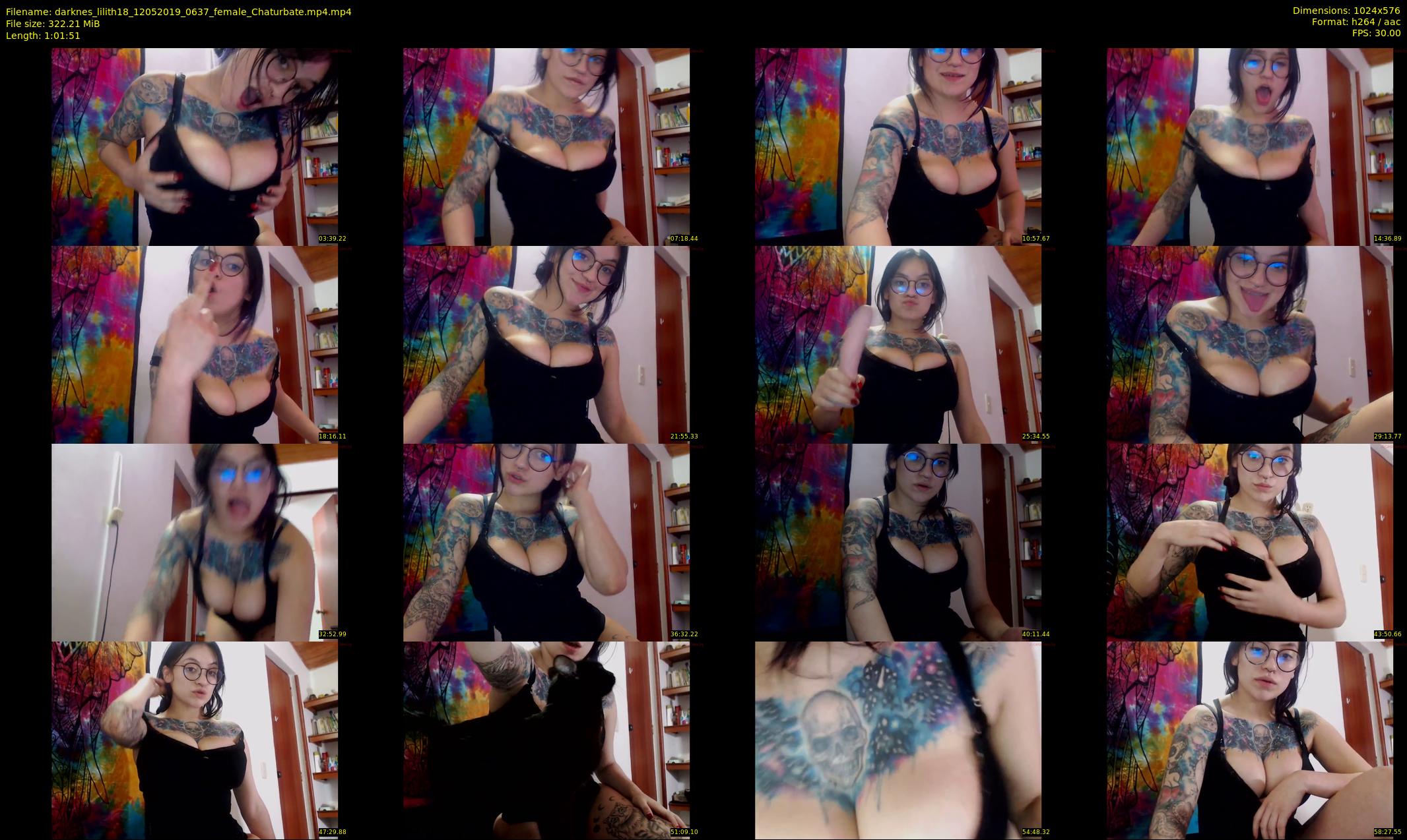 darknes_lilith18 — 62 minute Chaturbate female cam show recording, 480p, May 12, 2019
