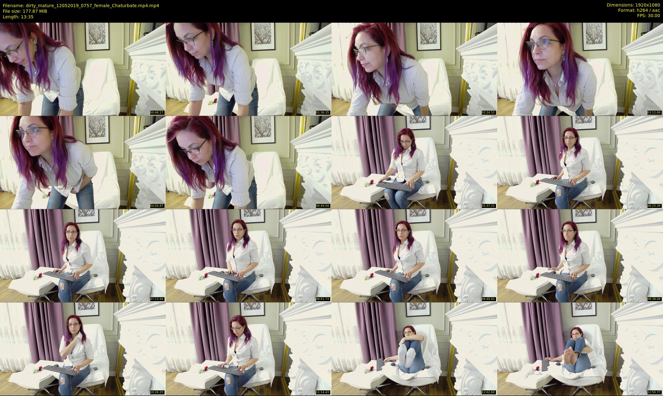 dirty_mature — 14 minute Chaturbate female cam show recording, 1080p, May 12, 2019