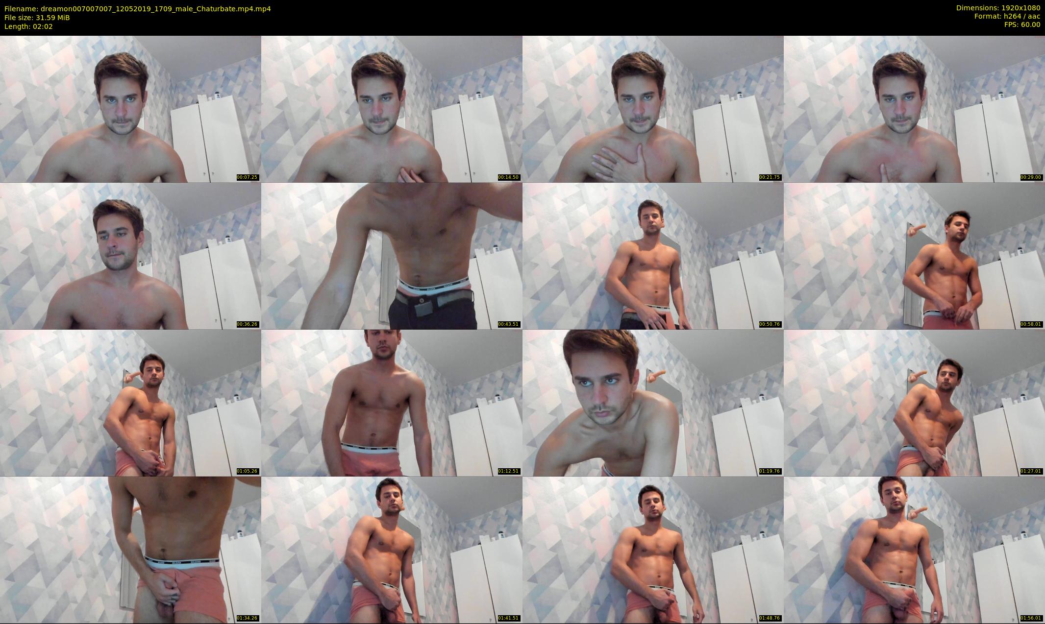 dreamon007007007 — 3 minute Chaturbate male cam show recording, 1080p, May 12, 2019