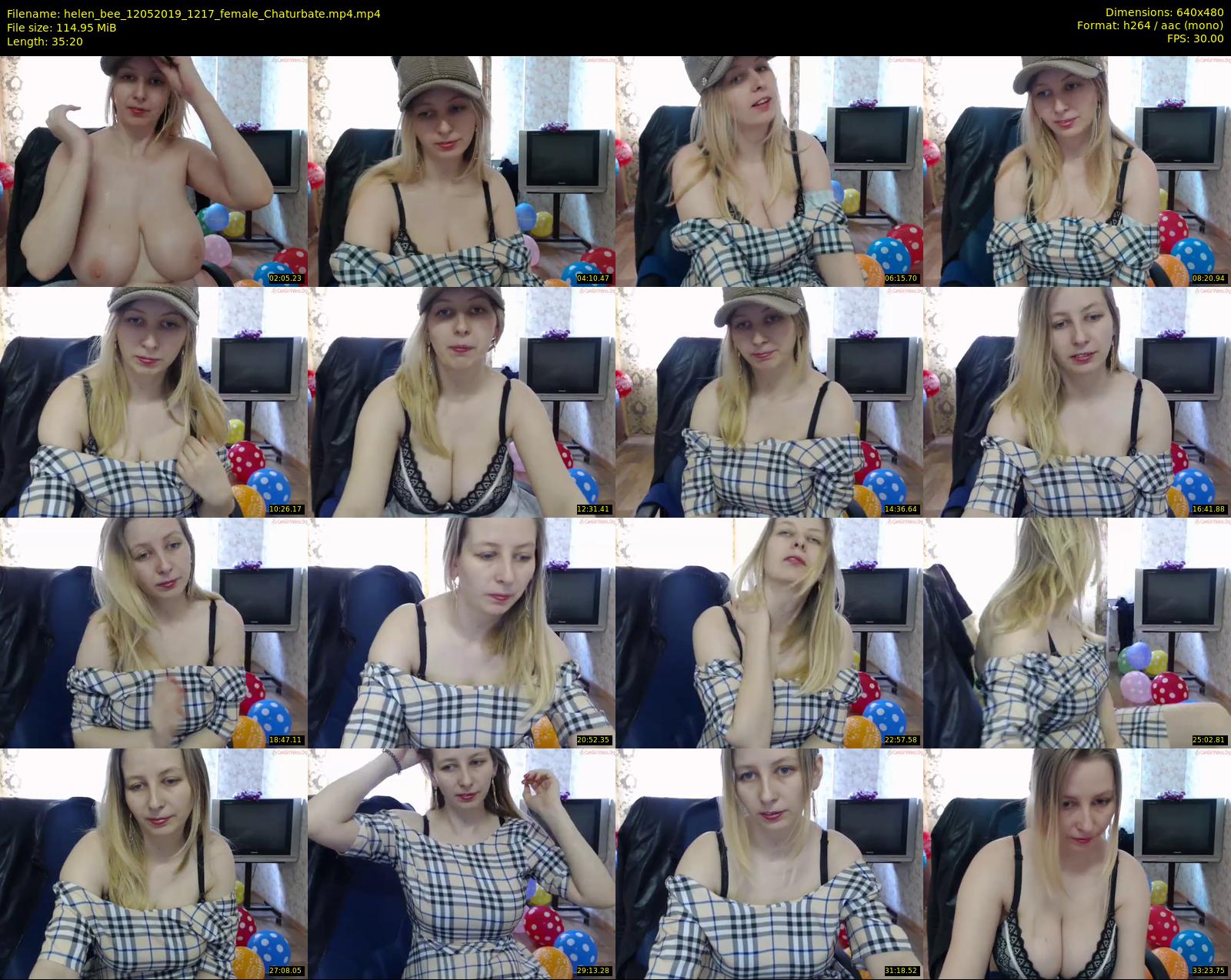 helen_bee — 36 minute Chaturbate female cam show recording, 480p, May 12, 2019