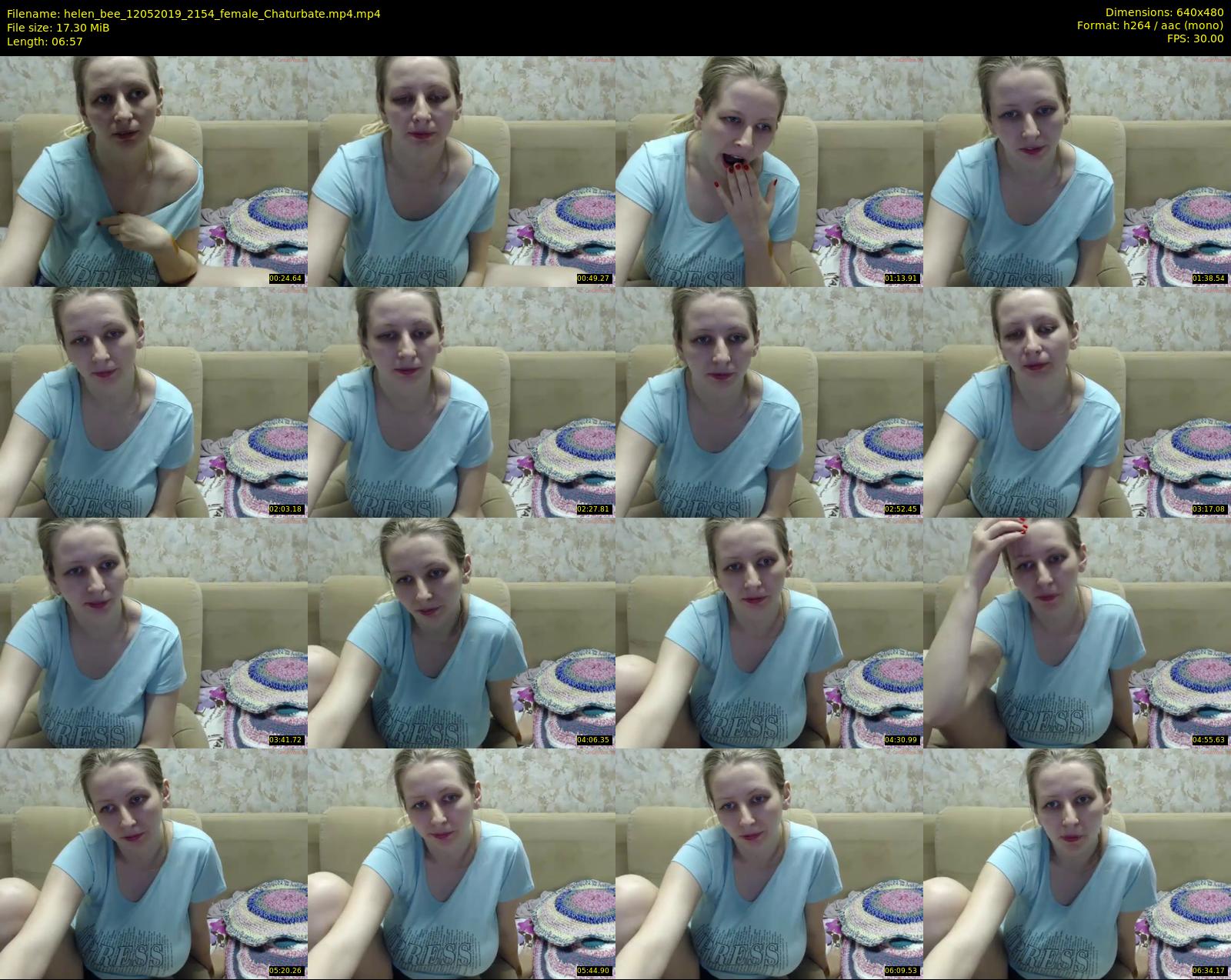 helen_bee — 7 minute Chaturbate female cam show recording, 480p, May 12, 2019
