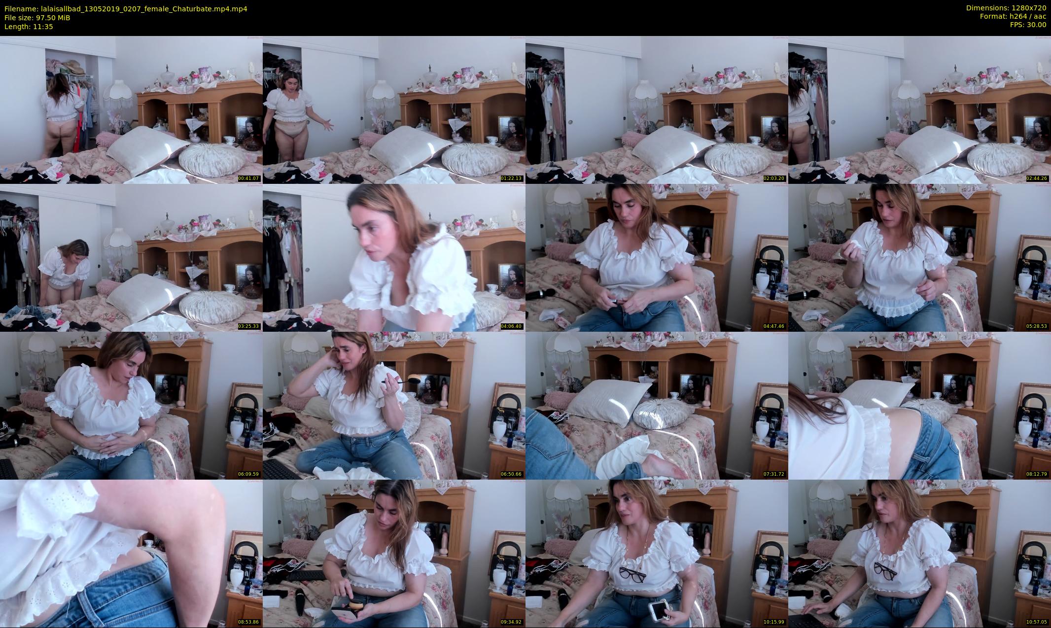 lalaisallbad — 12 minute Chaturbate female cam show recording, 720p, May 13, 2019