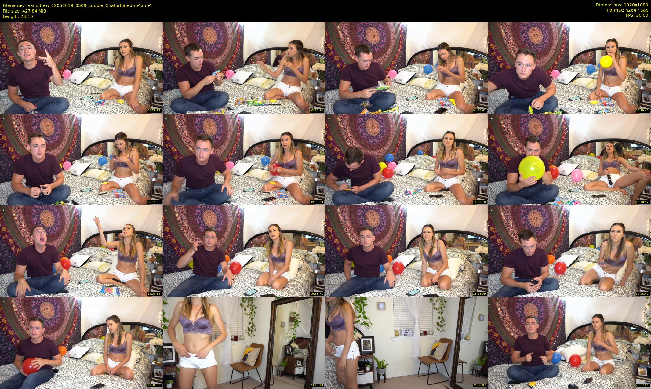 livanddrew — 29 minute Chaturbate couple cam show recording, 1080p, May 12, 2019
