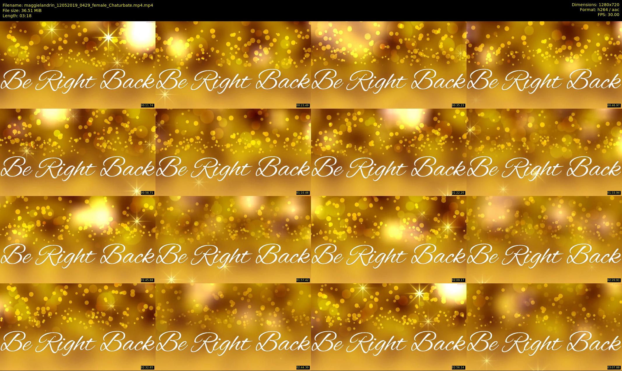 maggielandrin — 4 minute Chaturbate female cam show recording, 720p, May 12, 2019