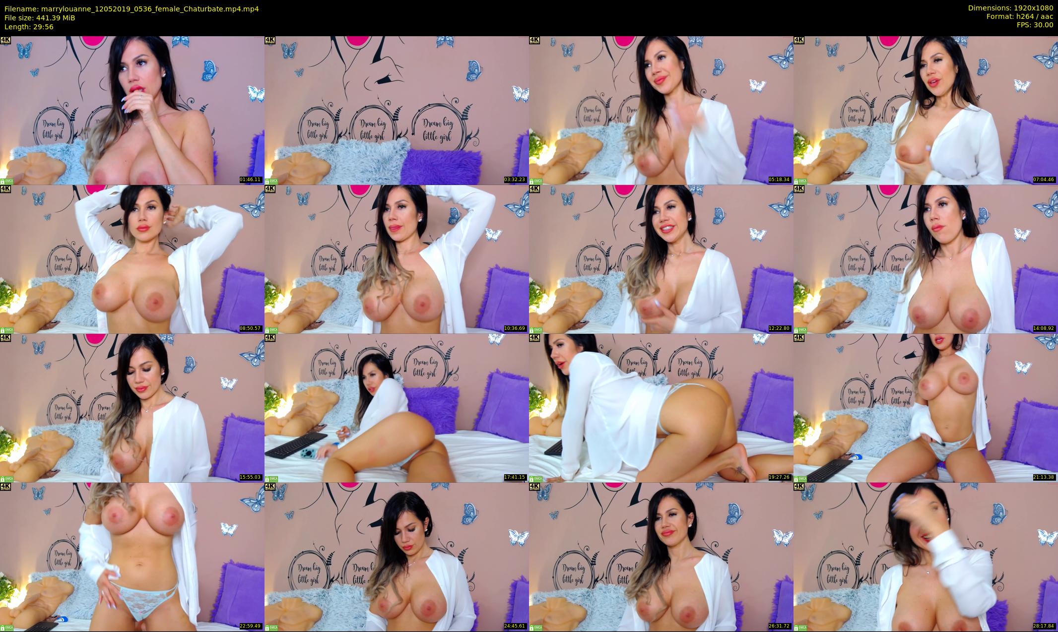 marrylouanne — 30 minute Chaturbate female cam show recording, 1080p, May 12, 2019