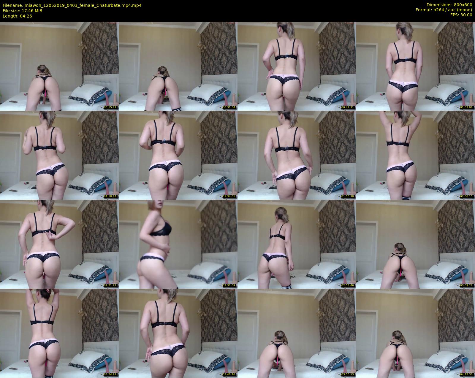 miawon — 5 minute Chaturbate female cam show recording, 480p, May 12, 2019