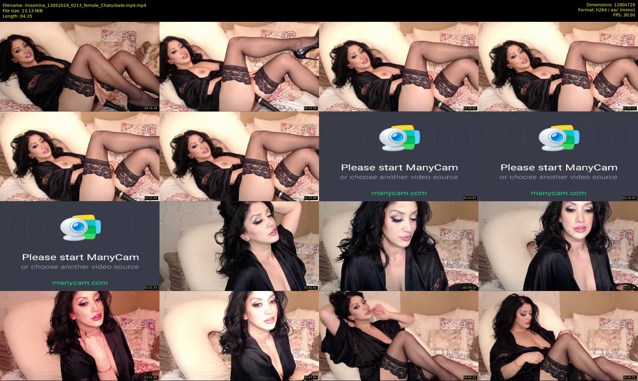 missmina — 5 minute Chaturbate female cam show recording, 720p, May 13, 2019