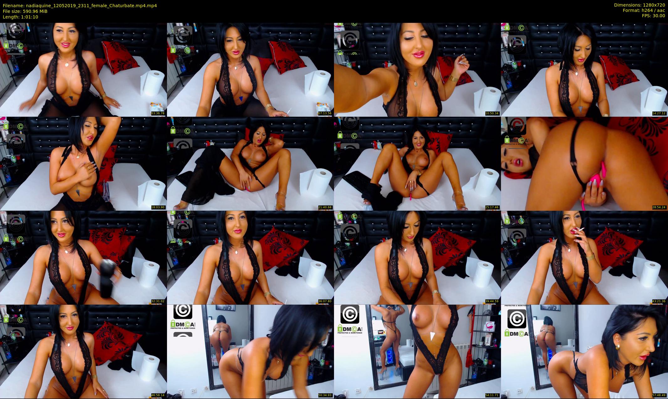 nadiaquine — 62 minute Chaturbate female cam show recording, 720p, May 12, 2019