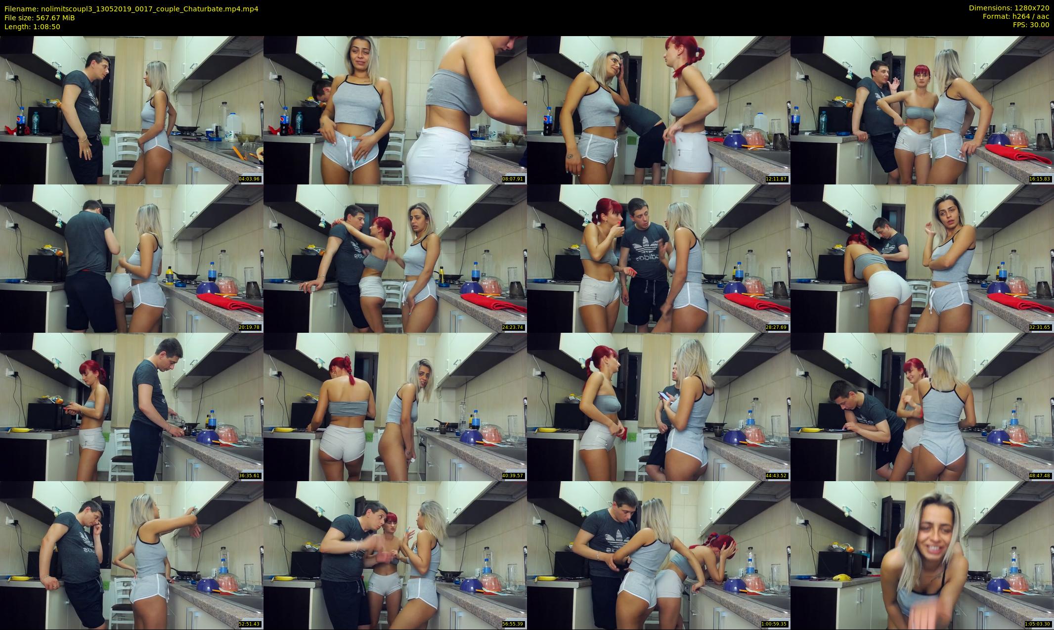 nolimitscoupl3 — 69 minute Chaturbate couple cam show recording, 720p, May 13, 2019
