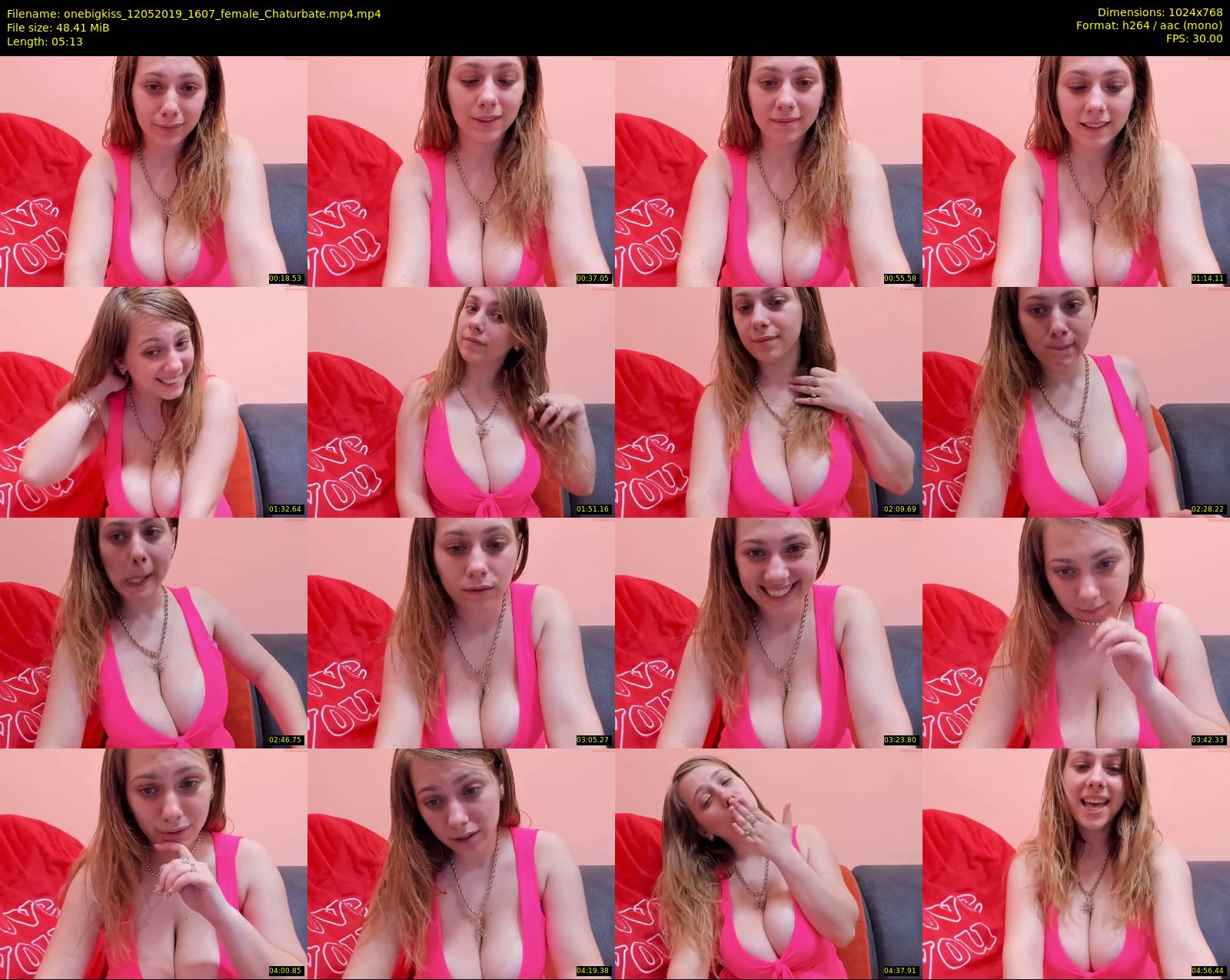 onebigkiss — 6 minute Chaturbate female cam show recording, 720p, May 12, 2019